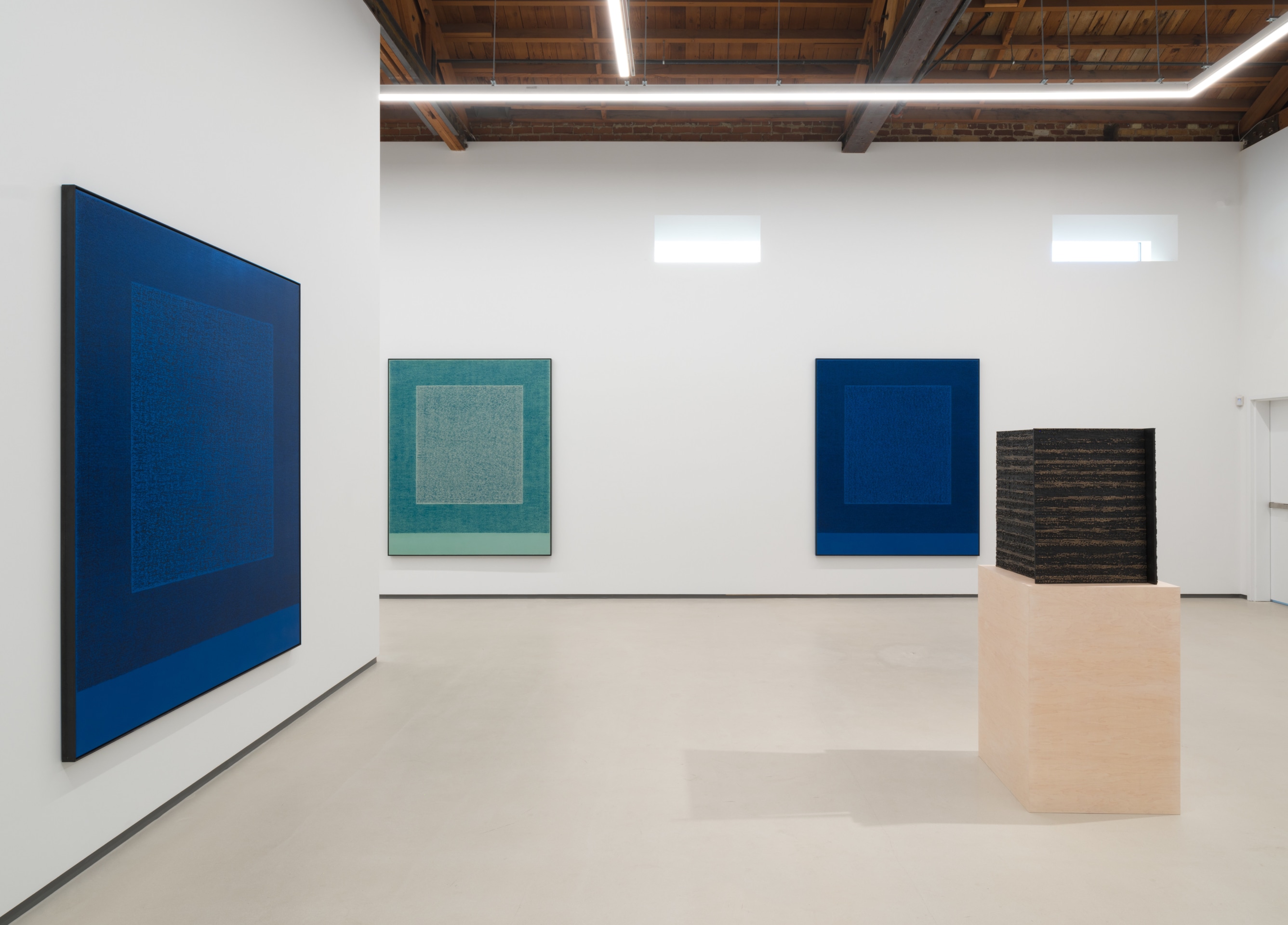 Installation view of Idris Khan: The Pattern of Landscape at Sean Kelly, Los Angeles, September 17 - November 5, 2022, Photography: Jeff McLane, Courtesy: Sean Kelly