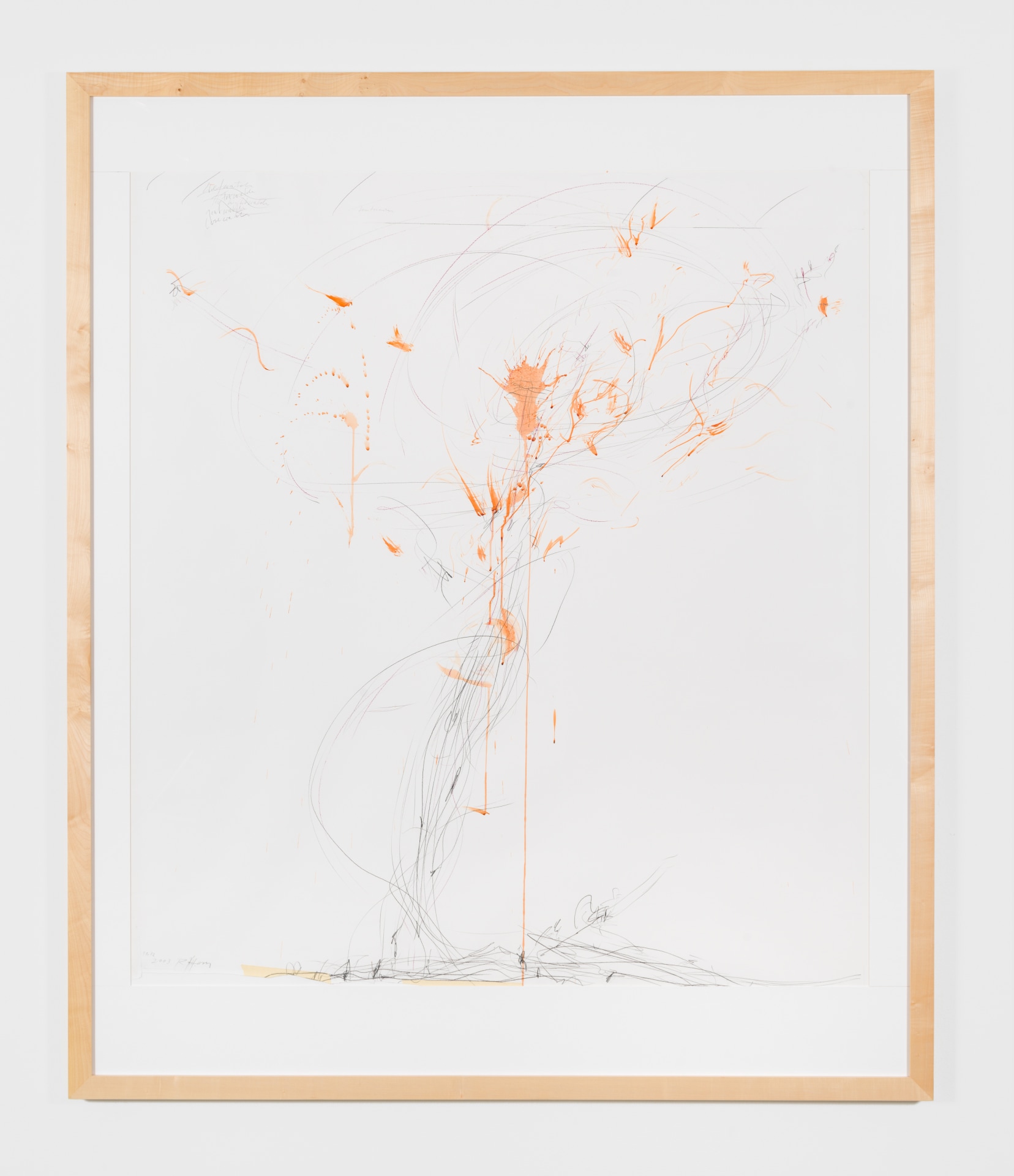 Foxwatch, 2003, pencil, colored pencil, acrylic, India ink, and