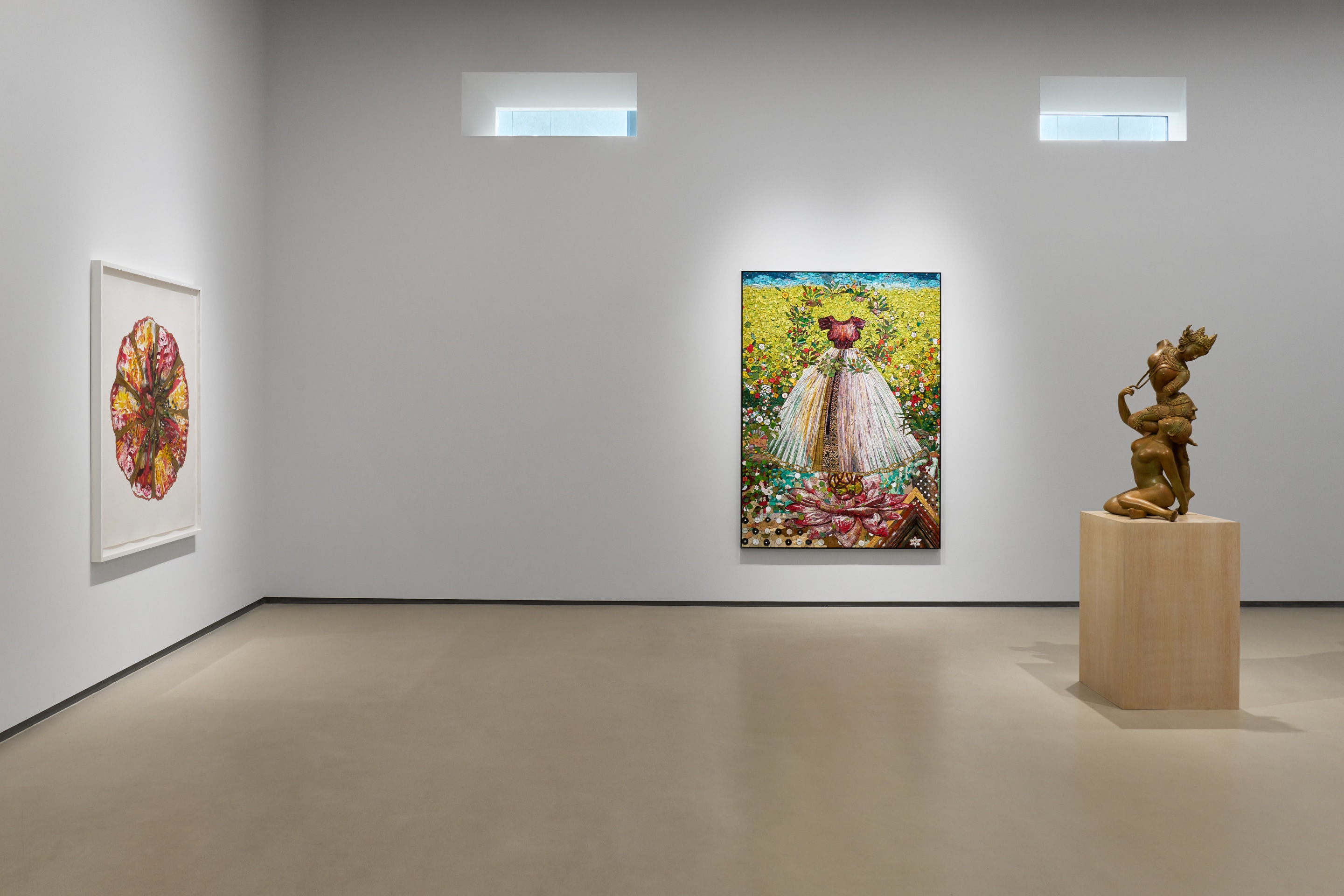 Installation view of Shahzia Sikander: Radiant Dissonance at Sean Kelly Los Angeles, November 19, 2002 - January 7, 2023, Photography: Flying Studio, Courtesy: Sean Kelly