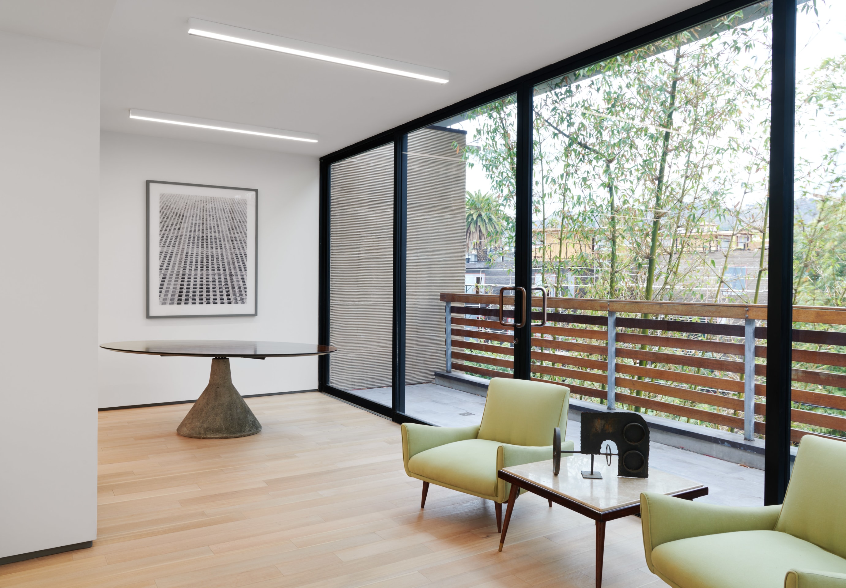 Installation view of Zalszupin 100 in Collaboration with Ulysses de Santi at Sean Kelly, Los Angeles, November 19, 2022 - January 7, 2023, Photo: Brica Wilcox, Courtesy: Sean Kelly and Ulysses de Santi.