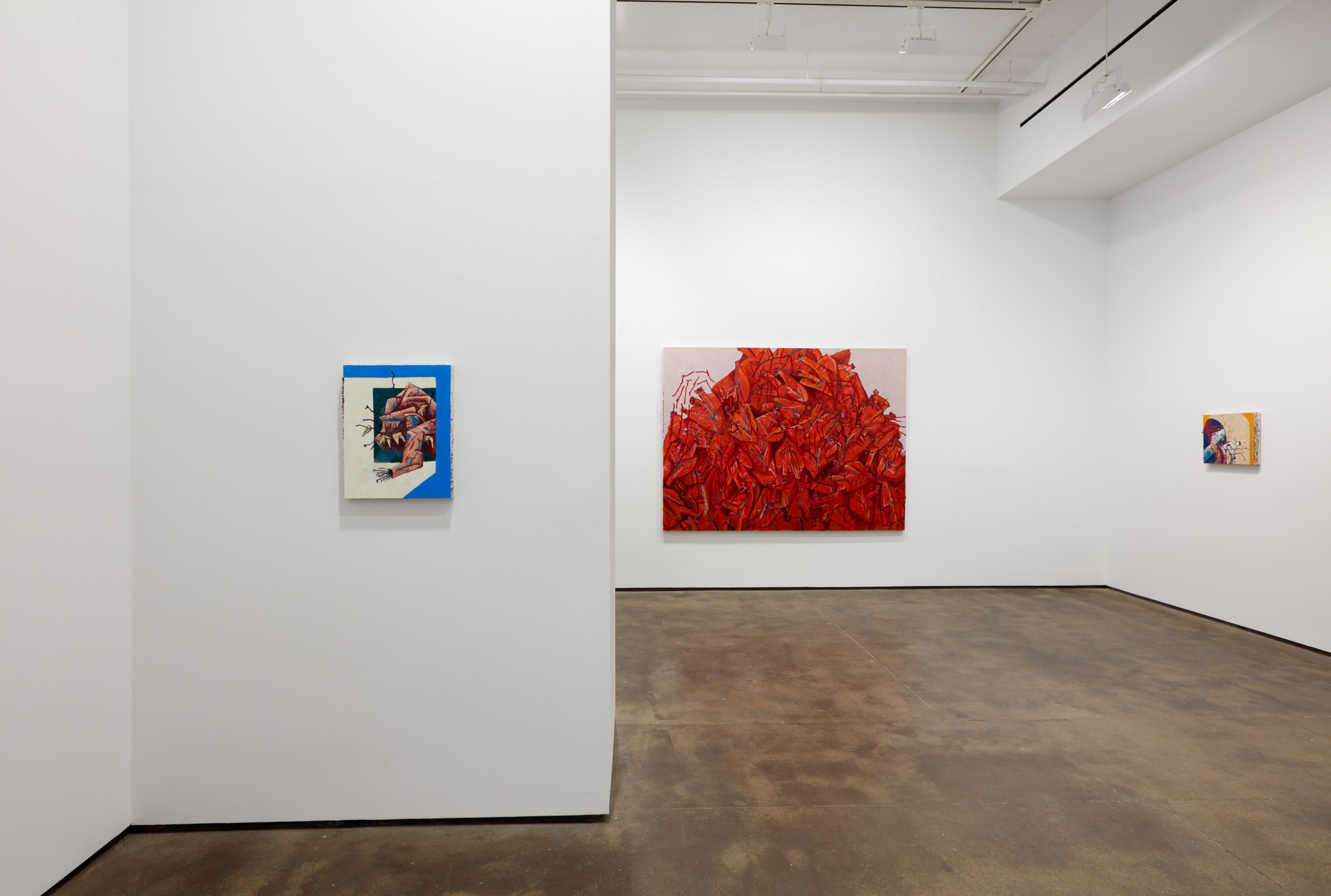 Installation view of John Guzman: Drowning in Harmony at Sean Kelly, New York, January 12 &ndash; March 2, 2024, Photography: Jason Wyche, Courtesy: Sean Kelly