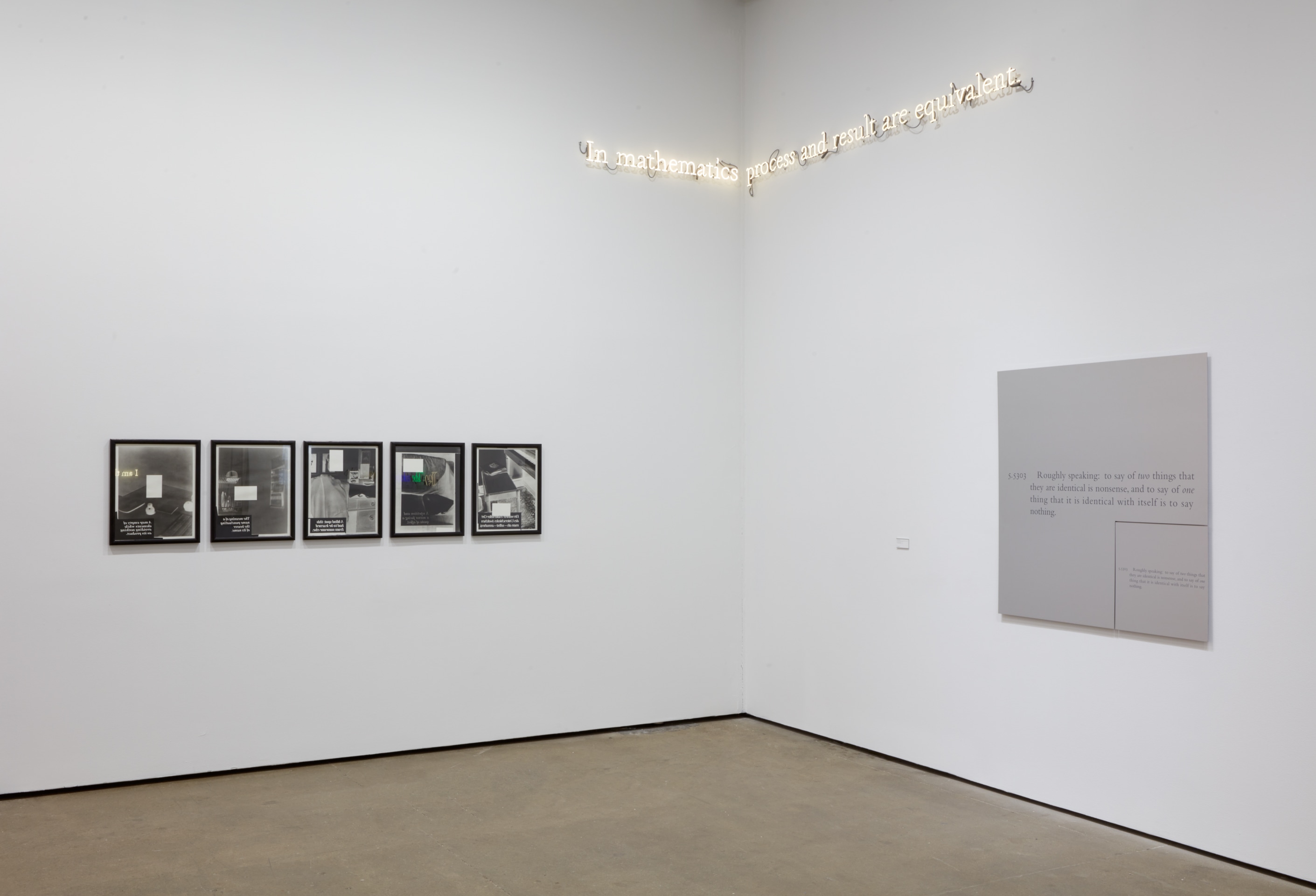 Installation view of&nbsp;Joseph Kosuth: Future Memory at Sean Kelly, New York, March 7 &ndash; April 18, 2025, Photography: Jason Wyche, Courtesy: Sean Kelly, New York/Los Angeles