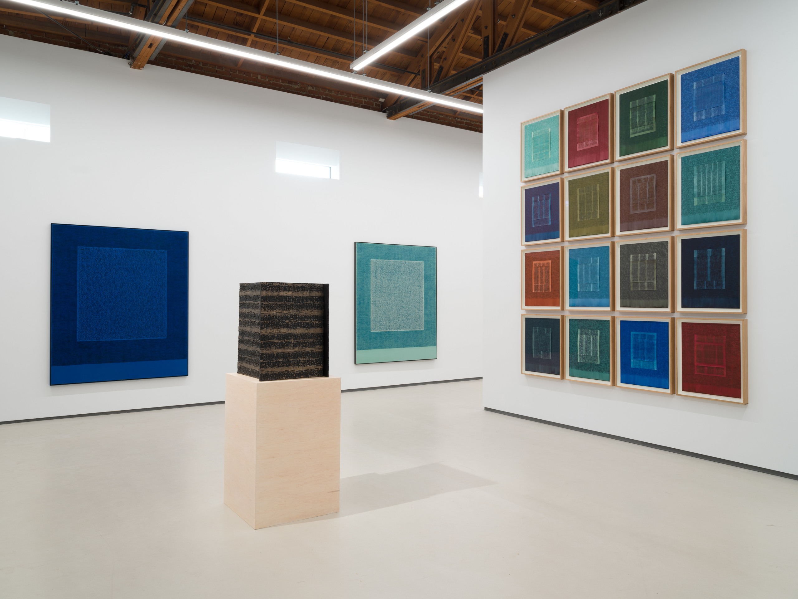 Installation view of Idris Khan: The Pattern of Landscape at Sean Kelly, Los Angeles, September 17 - November 5, 2022, Photography: Jeff McLane, Courtesy: Sean Kelly