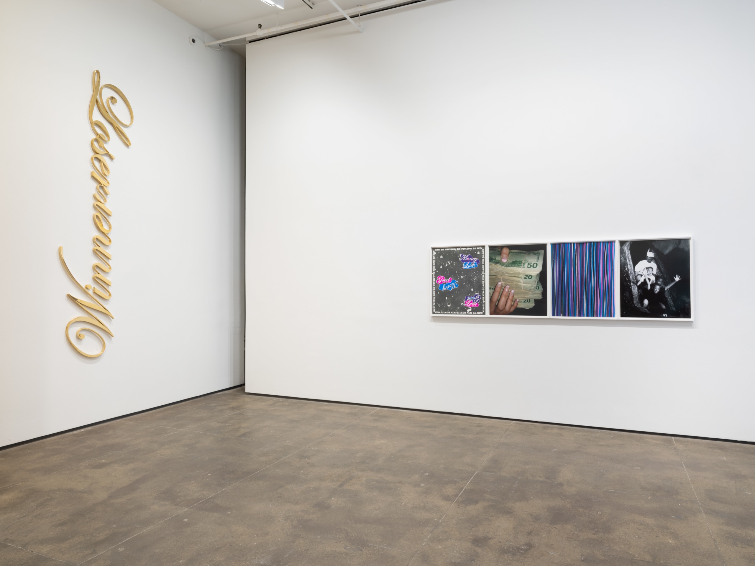 Installation view of&nbsp;Sadie Barnette: How to Win at Sean Kelly, New York, June 27 &ndash; August 1, 2025, Photography: Adam Reich, Courtesy: Sean Kelly, New York/Los Angeles