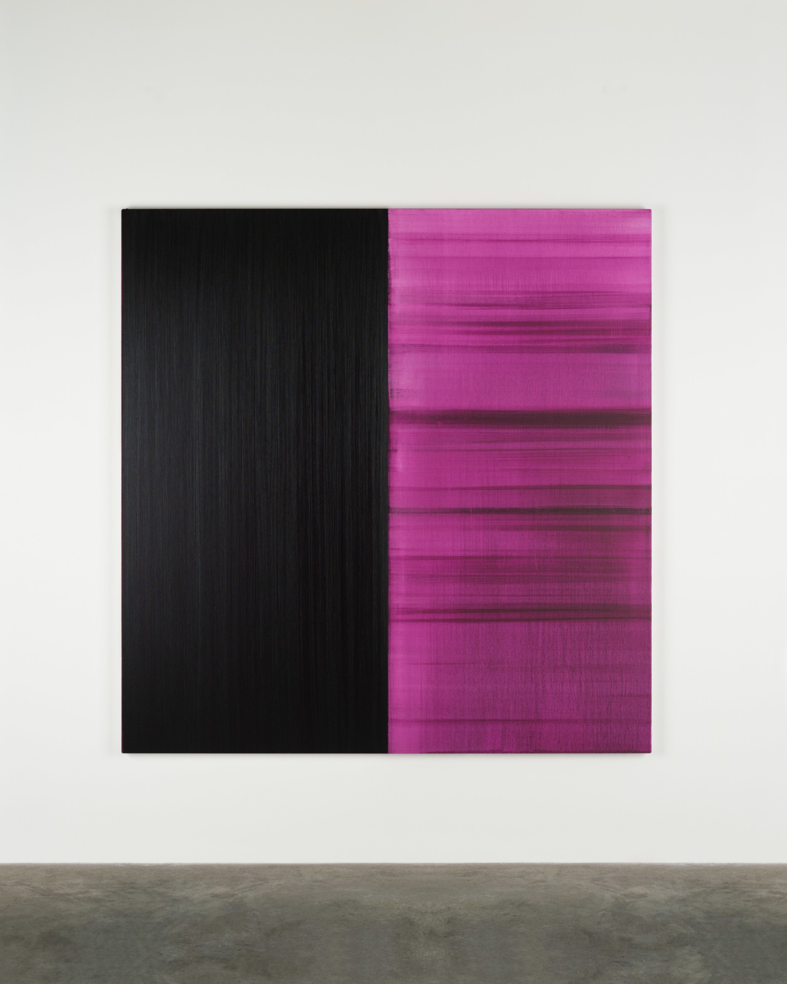 Callum Innes Untitled Lamp Black / Magenta, 2023