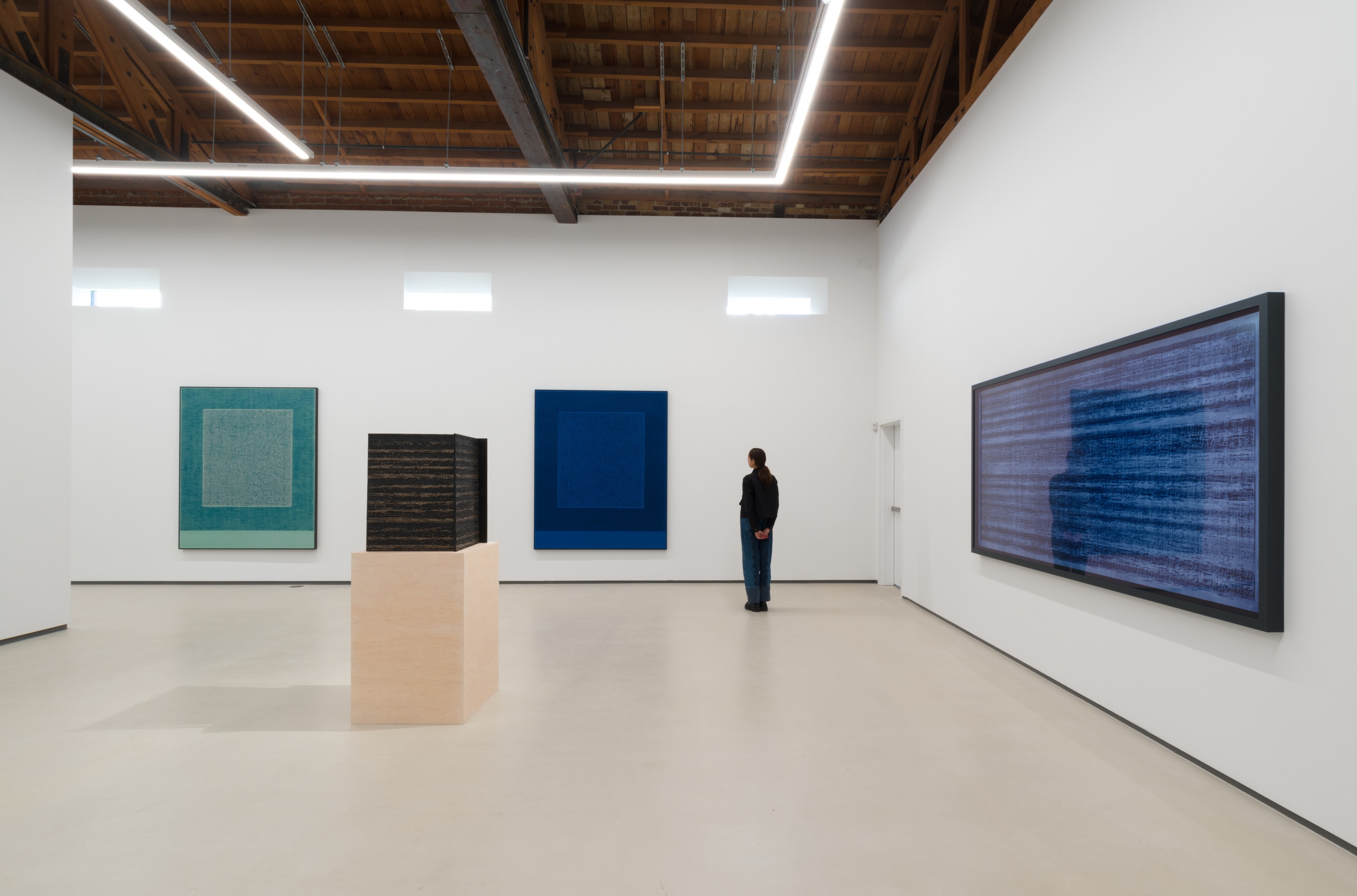 Installation view of Idris Khan: The Pattern of Landscape at Sean Kelly, Los Angeles, September 17 - November 5, 2022, Photography: Jeff McLane, Courtesy: Sean Kelly