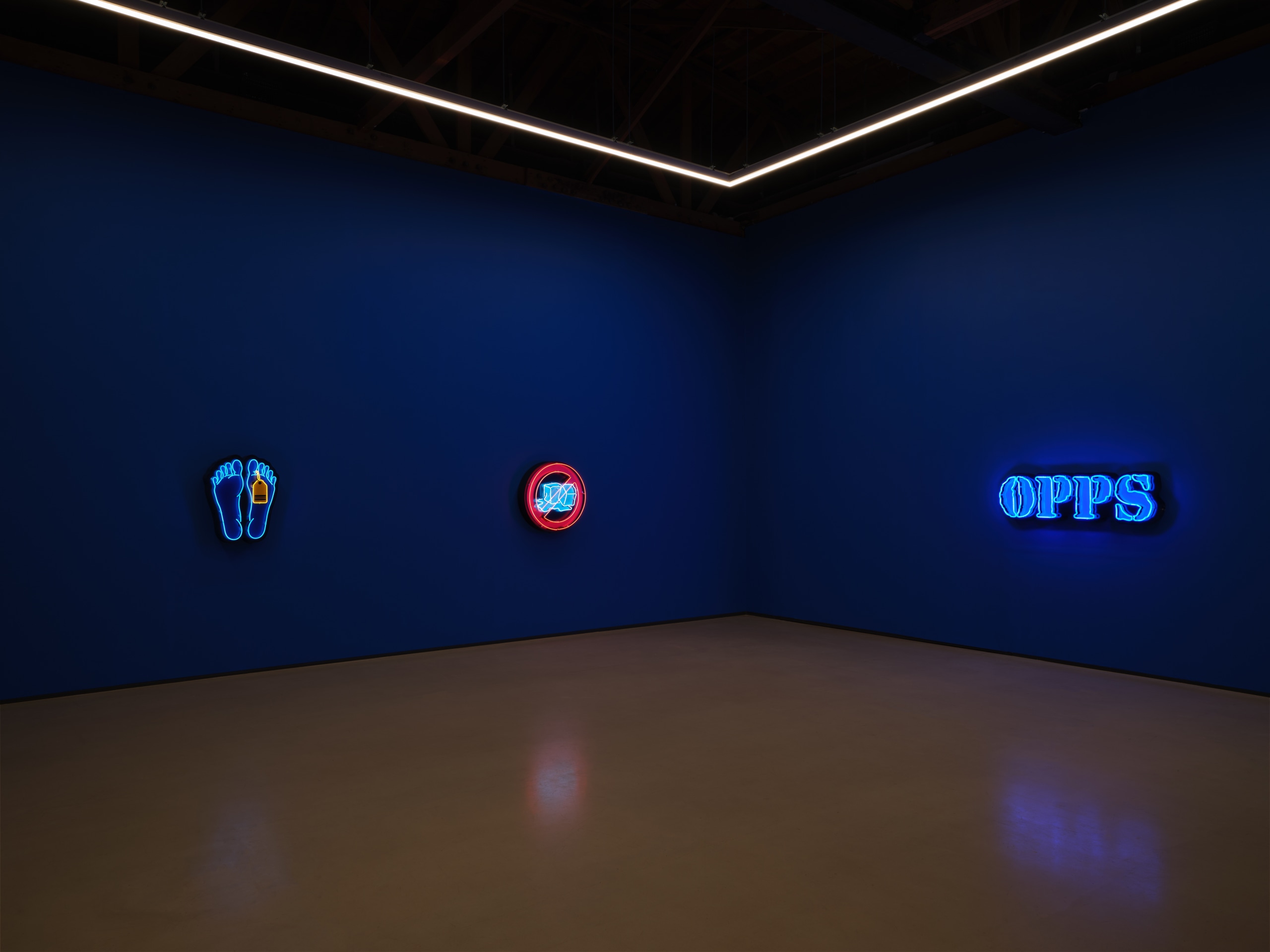 Installation view of&nbsp;Awol Erizku: Moon, Turn the Flames&hellip;Gently Gently Away at Sean Kelly, Los Angeles, May 16 &ndash; July 3, 2025, Photography: Brica Wilcox, Courtesy: Sean Kelly, New York/Los Angeles