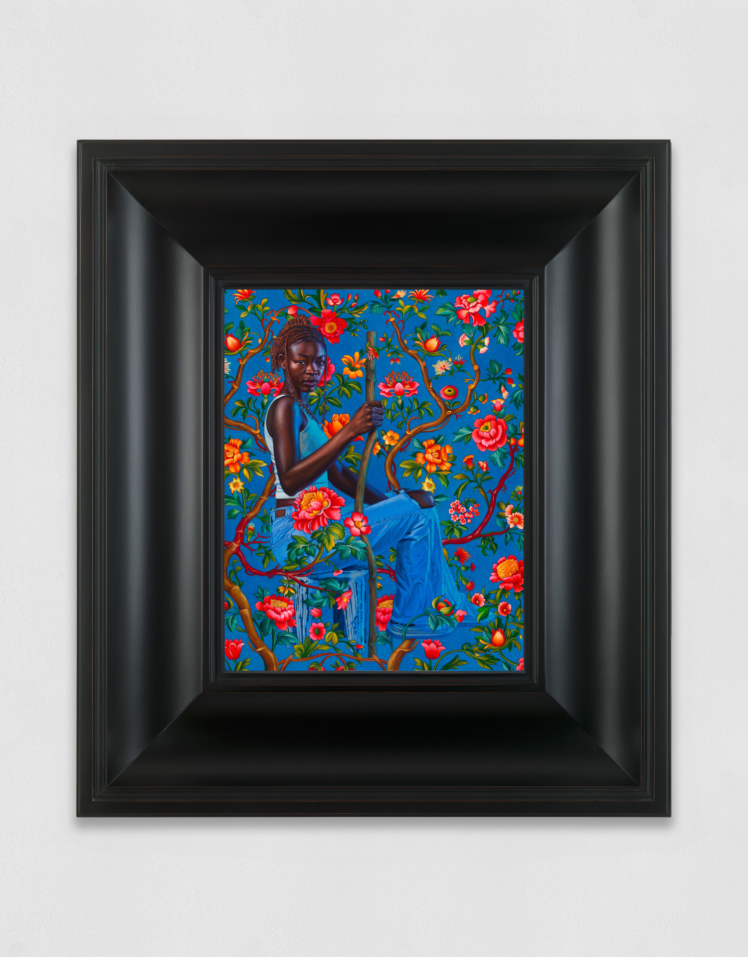 Kehinde Wiley, Portrait of Jouifsoif Esther Itoremikesi, 2024