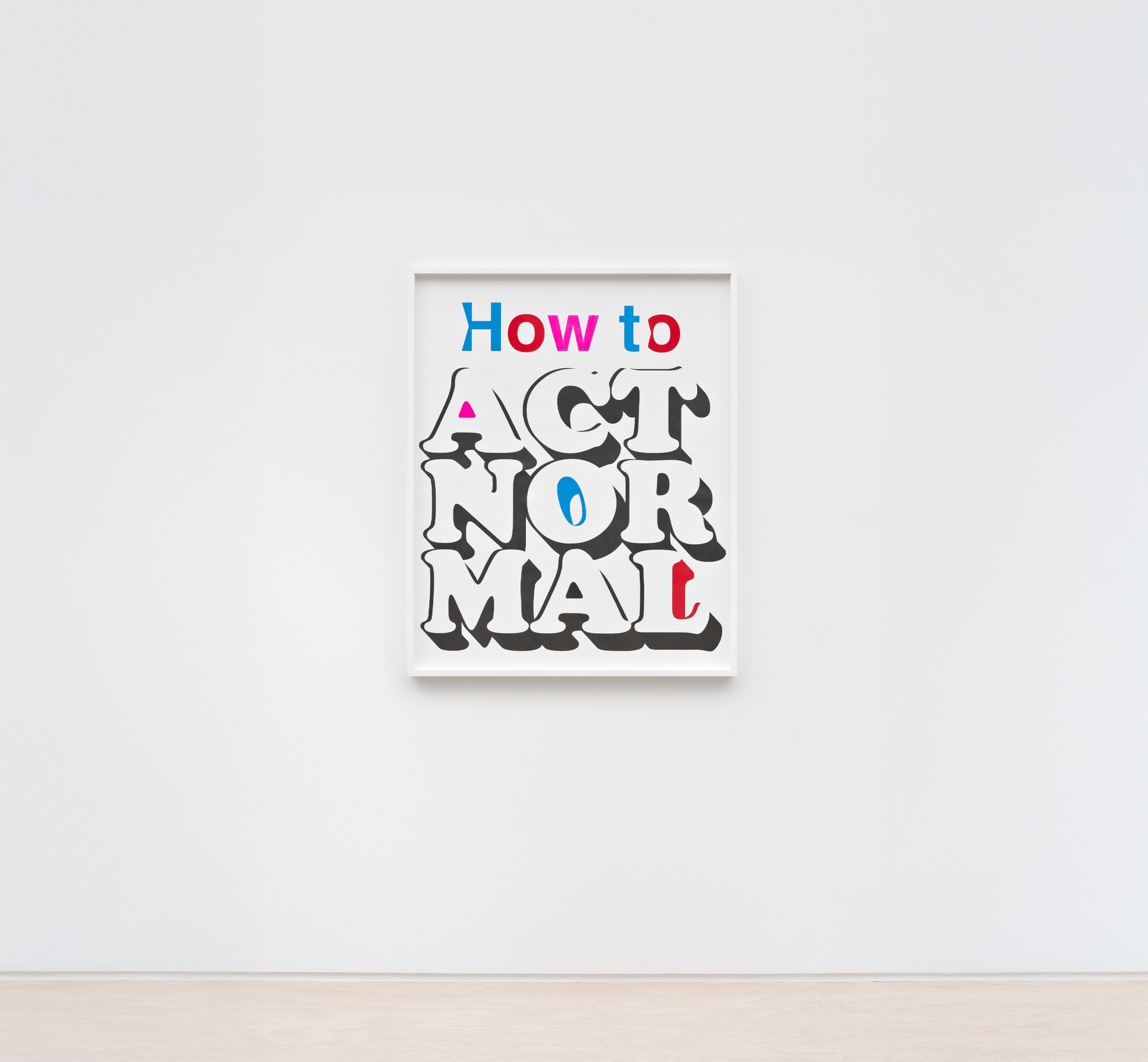 Sadie Barnette, How to Act Normal, 2025