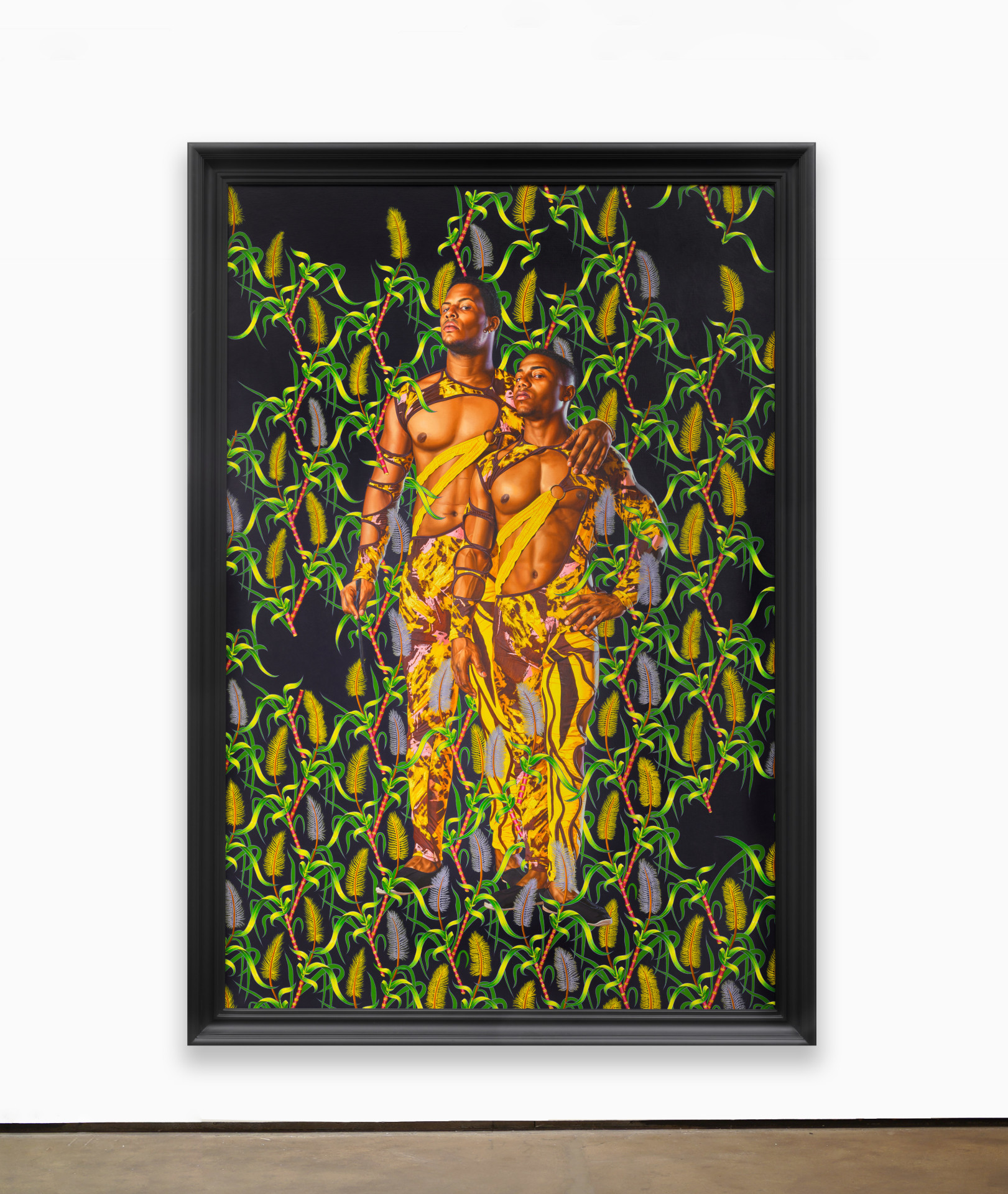 Kehinde Wiley, Portrait of Tony di heon Gonzales & Armando Leon Aquirre, 2023