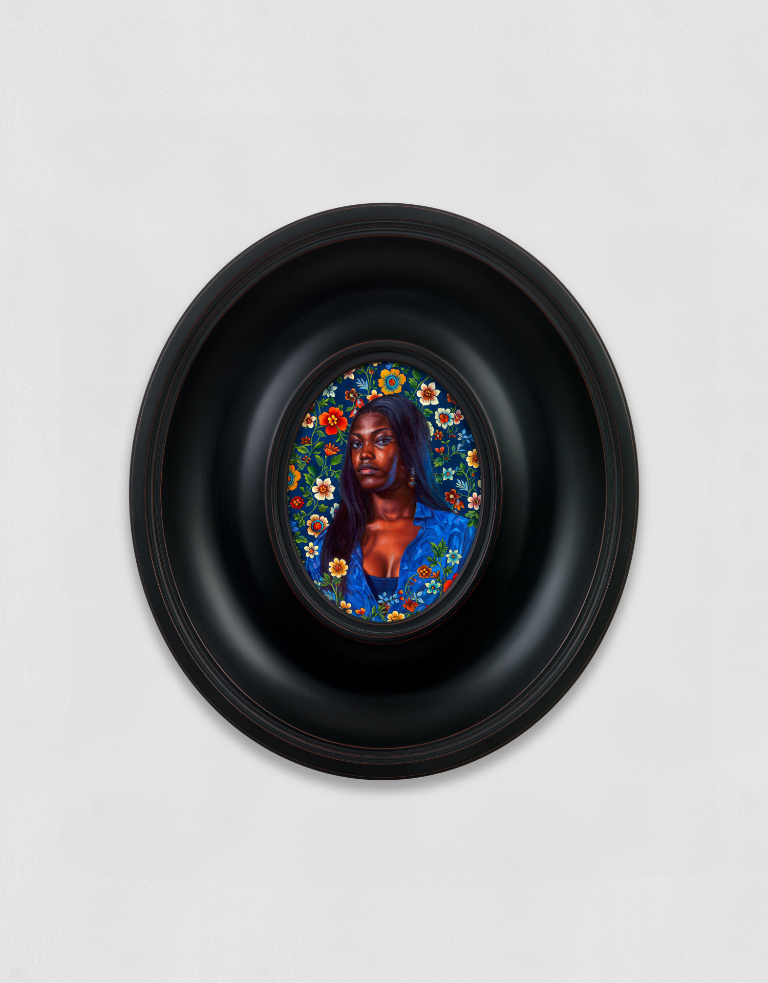 Kehinde Wiley, Portrait of Godwin Annabella, 2024