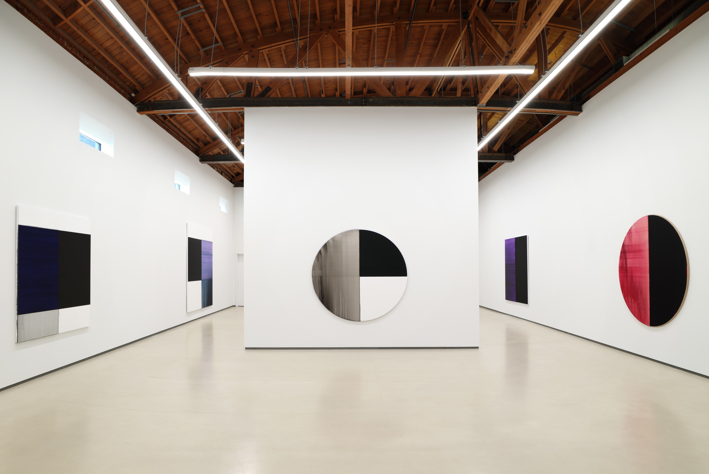 Installation view of Callum Innes: Turn at Sean Kelly, Los Angeles, March 16 &ndash; May 4, 2024, Photography: Brica Wilcox, Courtesy: Sean Kelly New York/Los Angeles