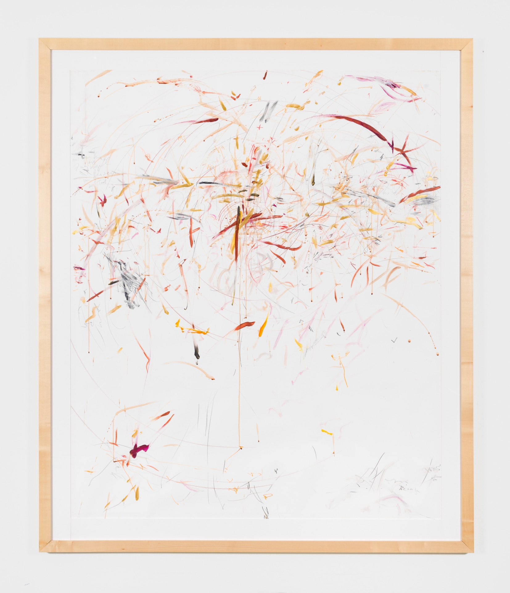 Die Zugv&ouml;gel im Herzen, 2005, pencil, colored pencil, acrylic, India ink, and