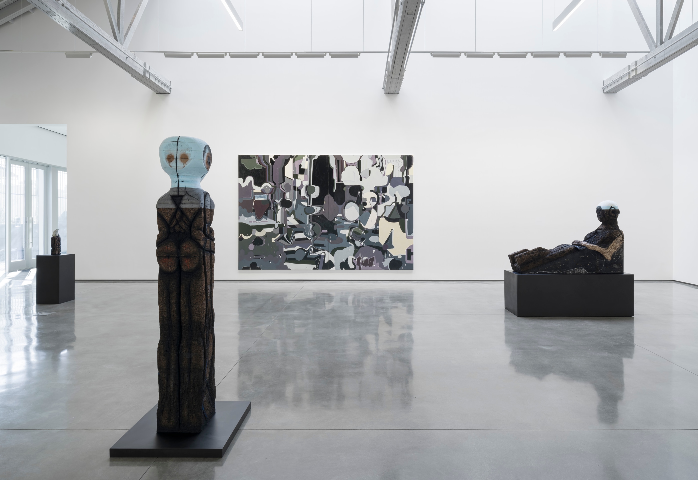 Huma Bhabha and Michael Williams