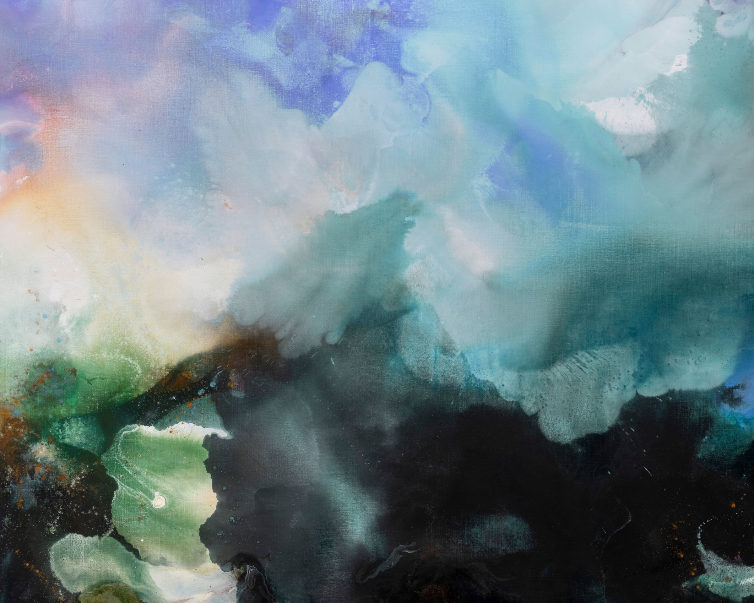 Mary Weatherford, Genesis, 2025