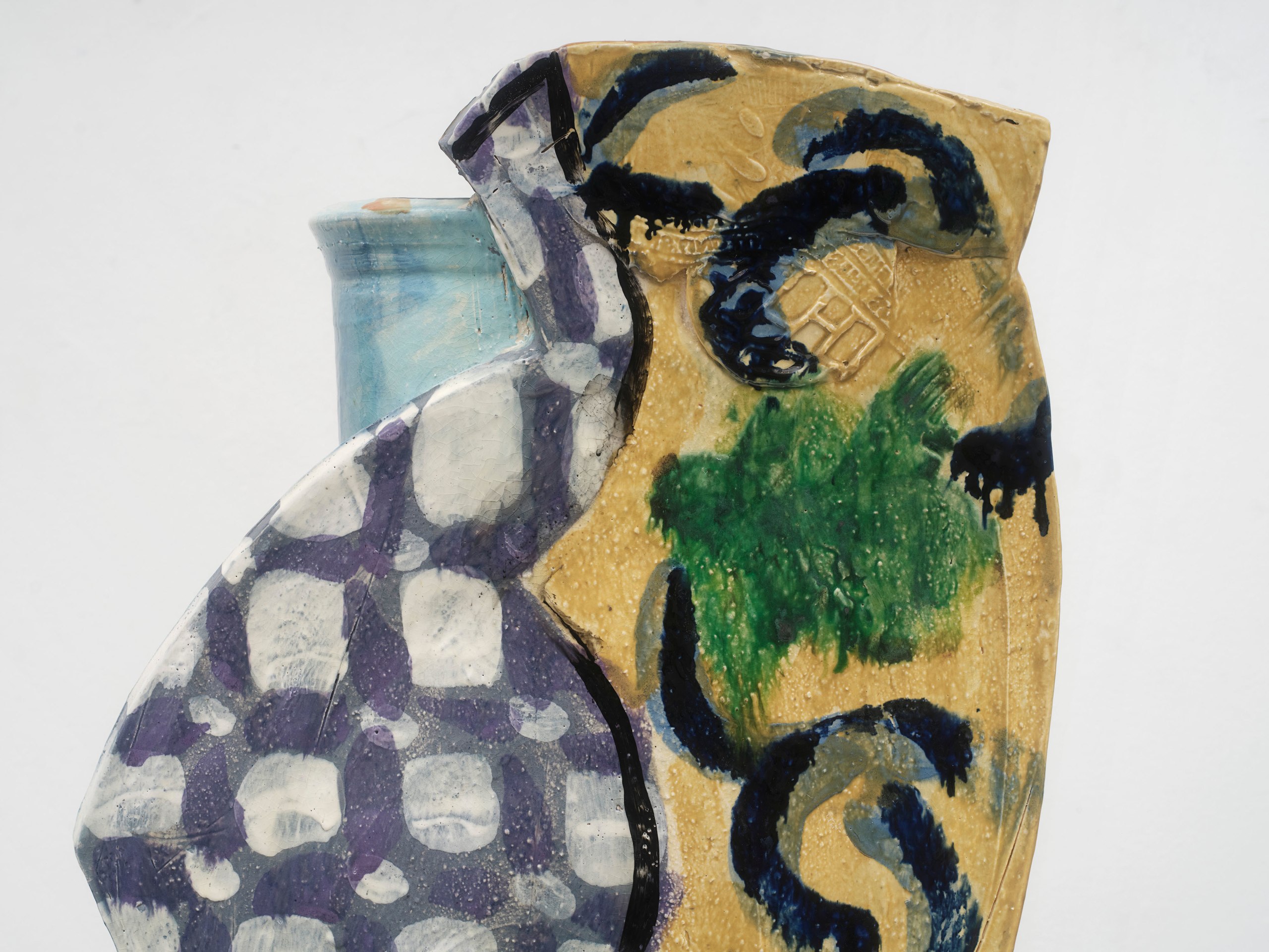 Betty Woodman, Divided Vases: Stacked Vases, 2006