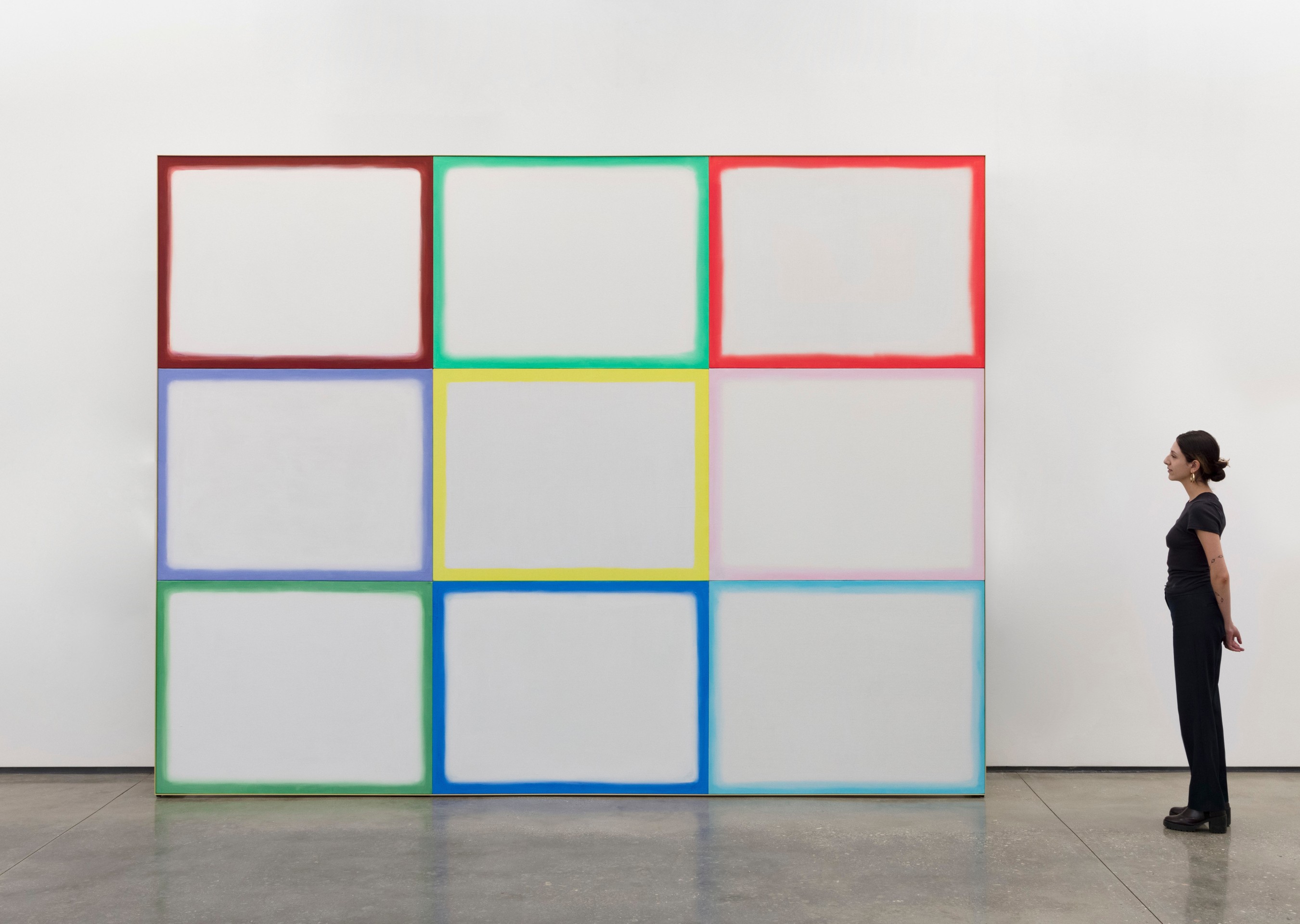 Andrea B&uuml;ttner, Untitled (Painted Ceiling), 2020