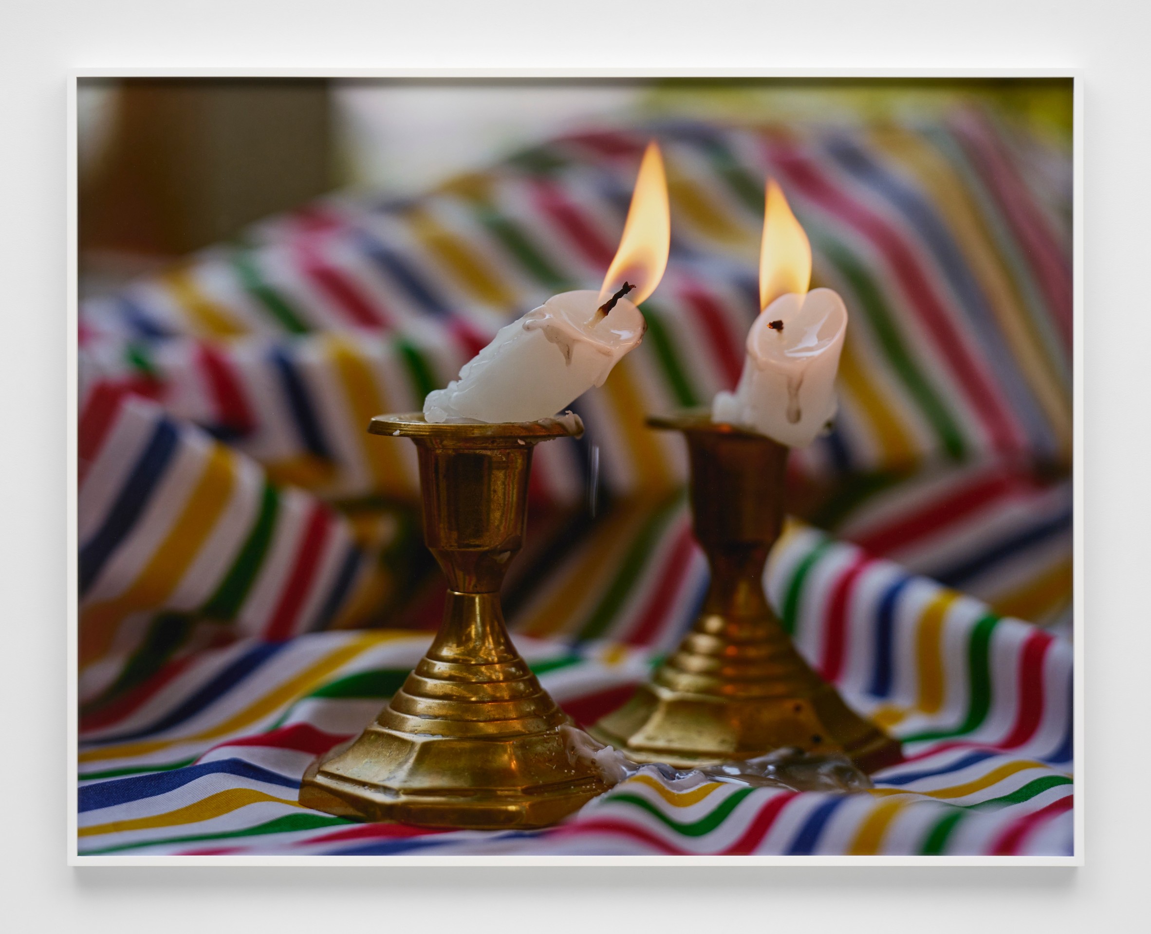 Torbj&oslash;rn R&oslash;dland, Candles and Stripes, 2021