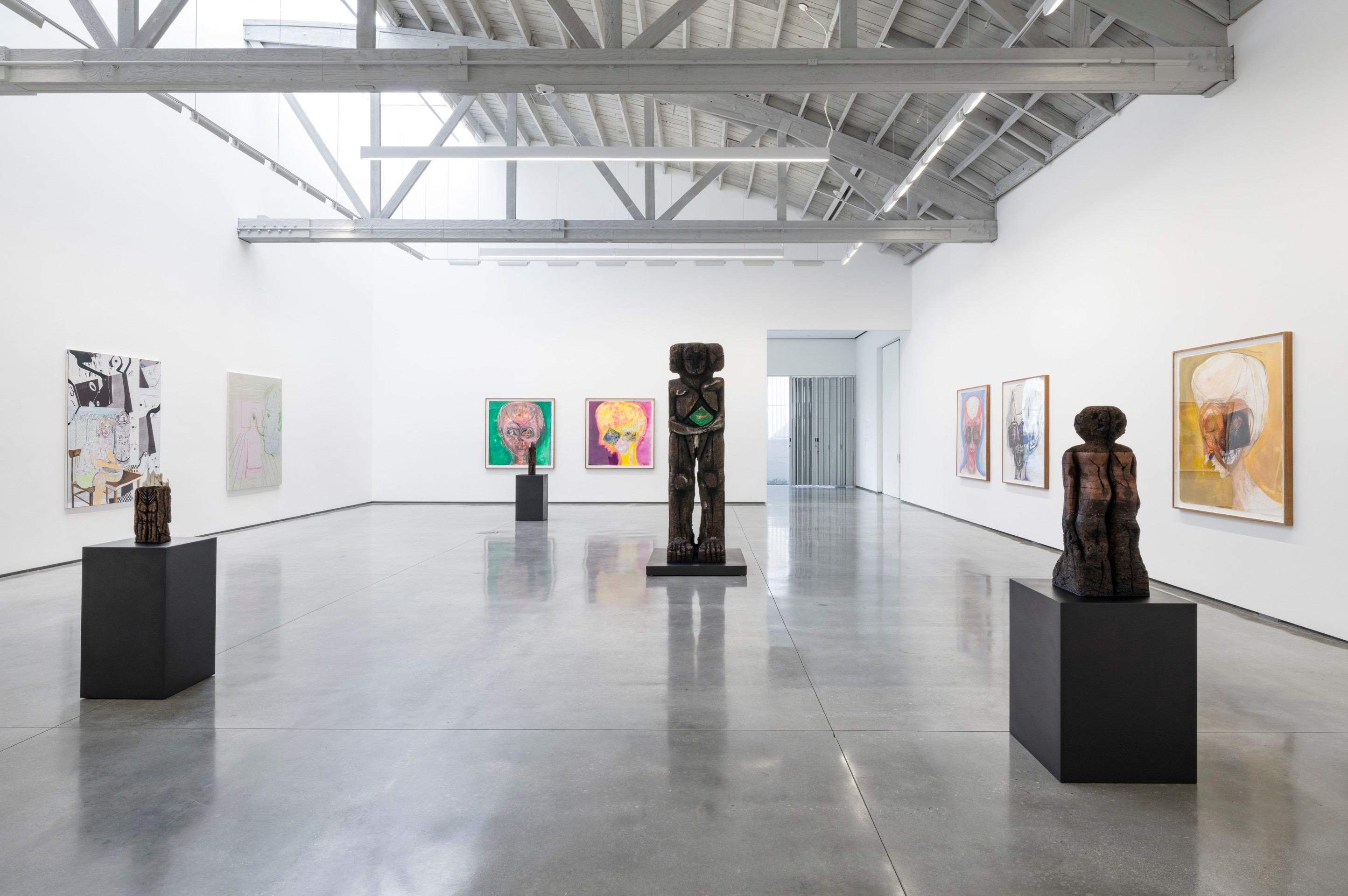 Huma Bhabha and Michael Williams