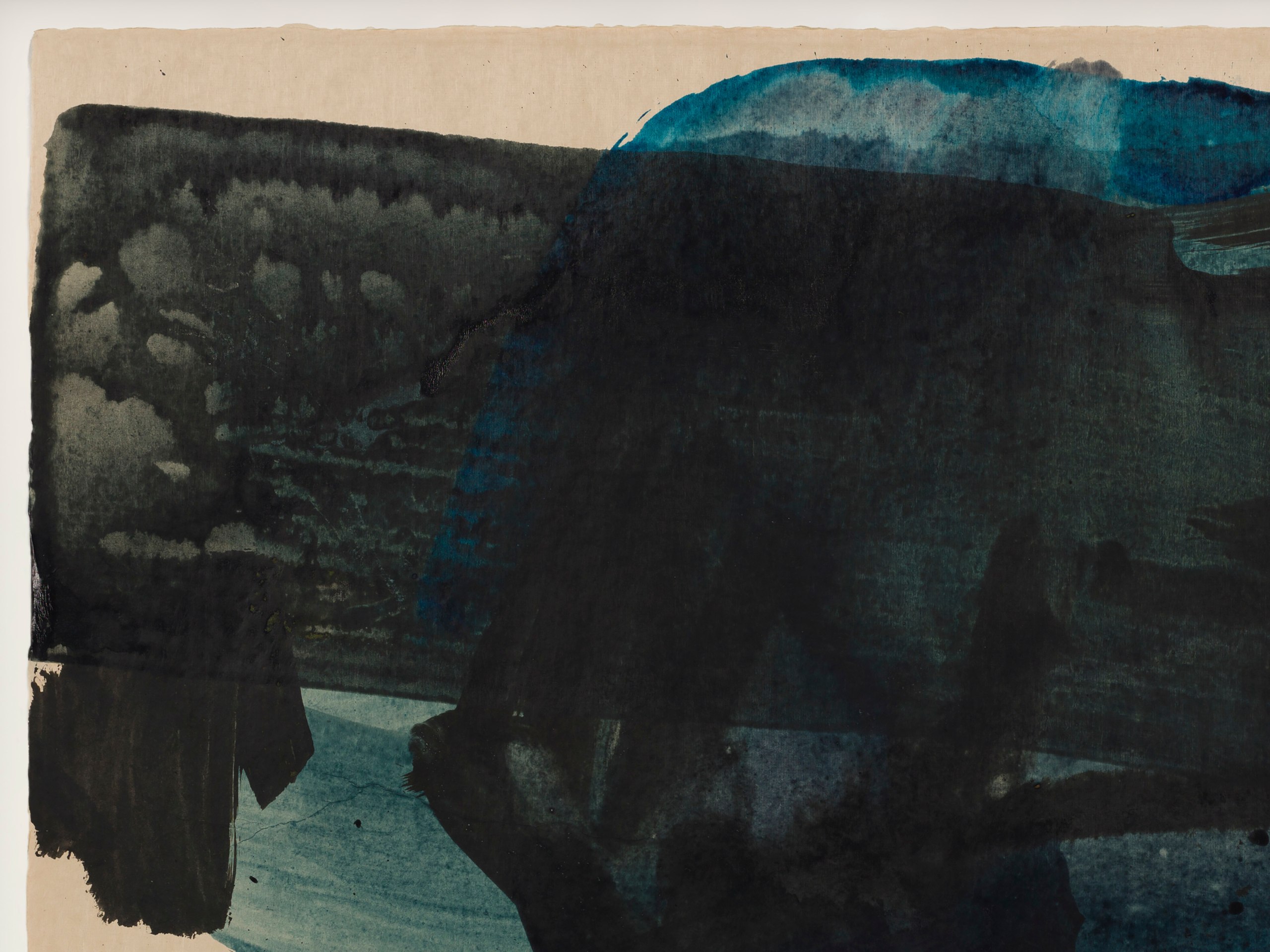 Mary Weatherford, night sky, Nikko, 2019