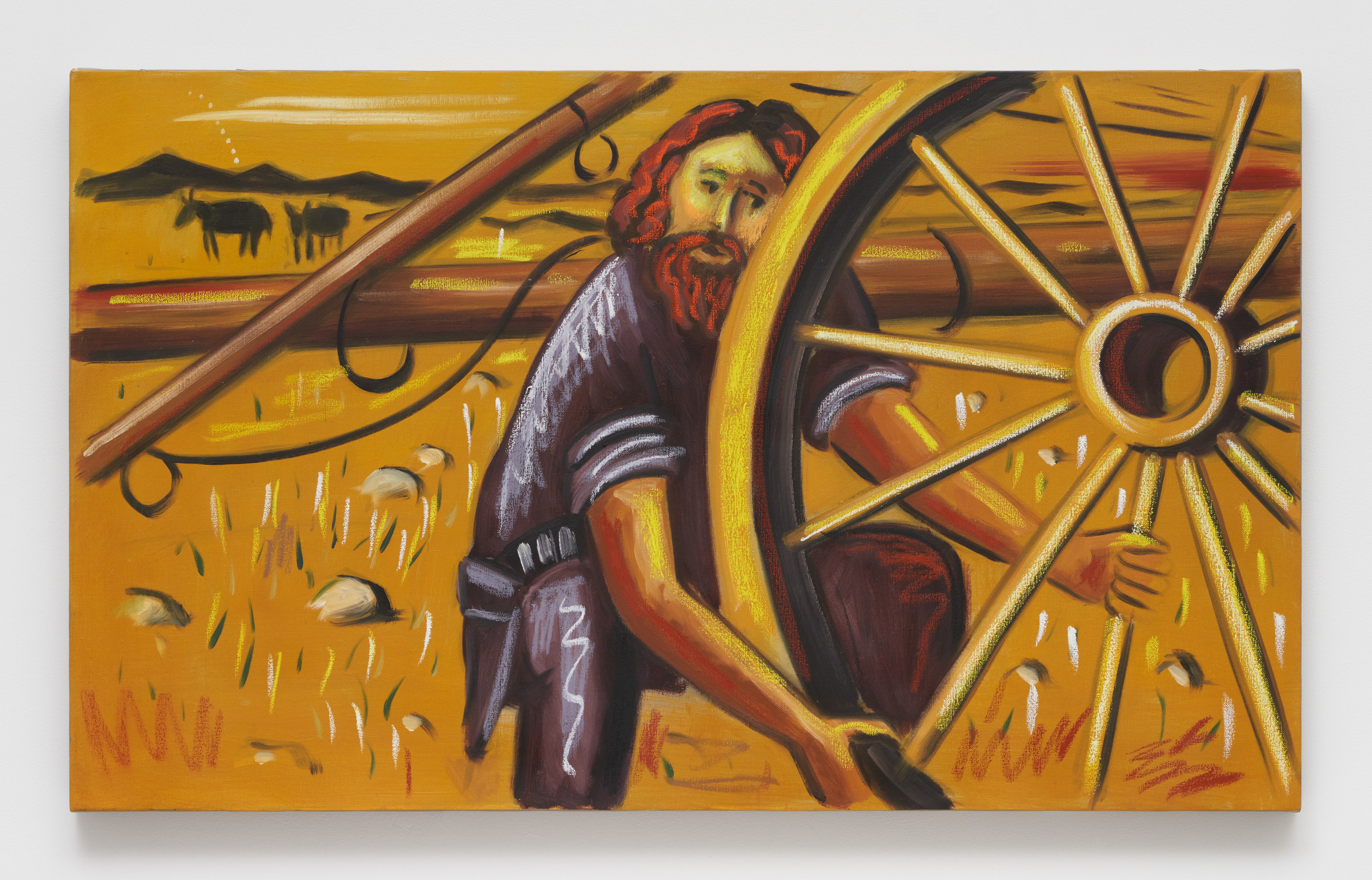 Raul Guerrero, The Black Hills c. 1880s: Wagon Wheel, 2021