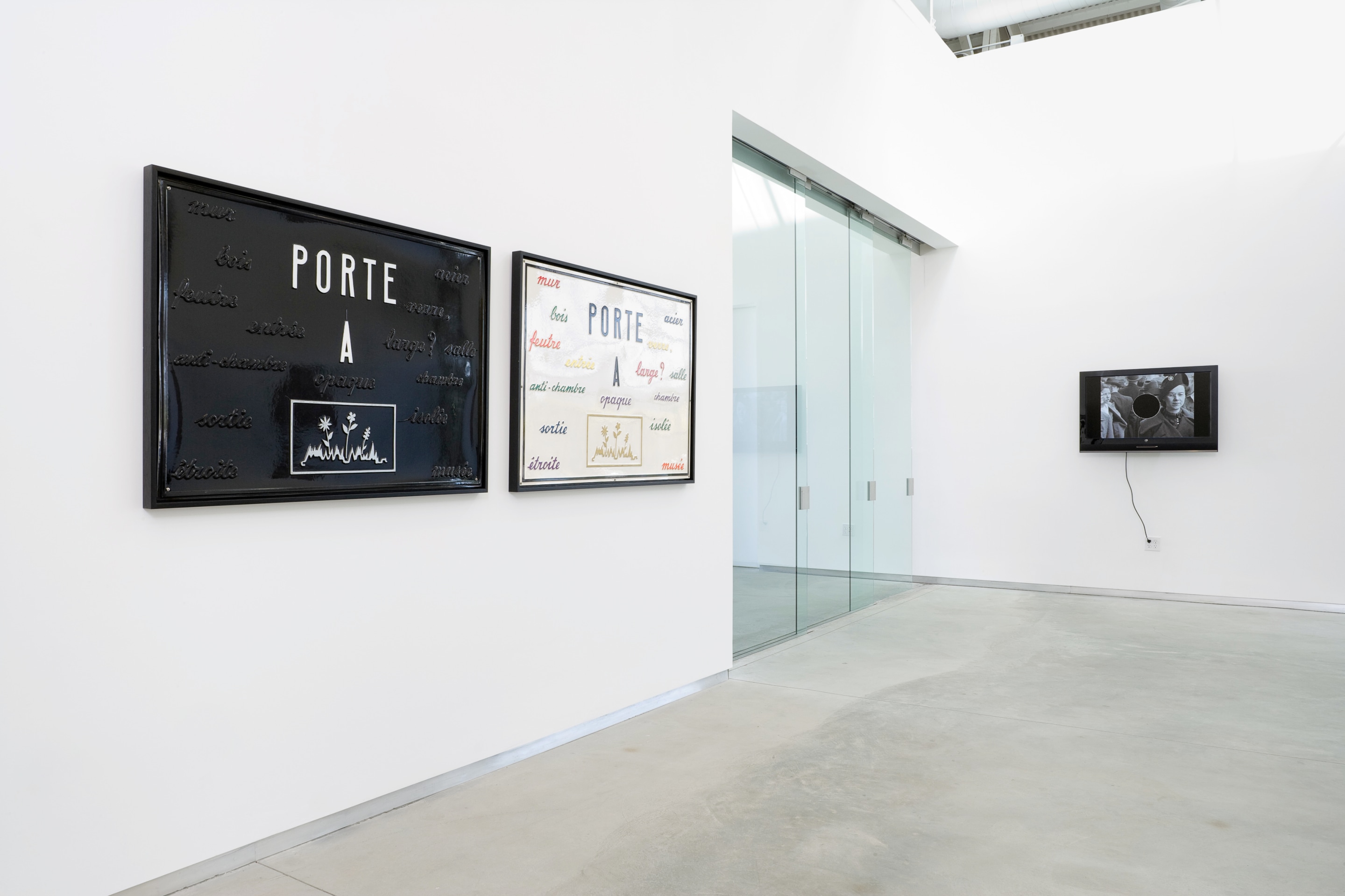 James Lee Byars, Marcel Broodthaers, Matthew Brannon, William E. Jones