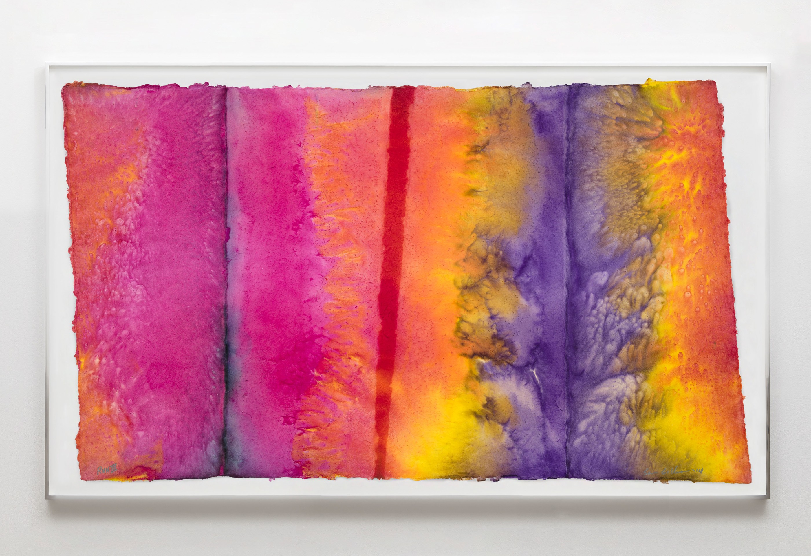 Sam Gilliam, Run III, 2014