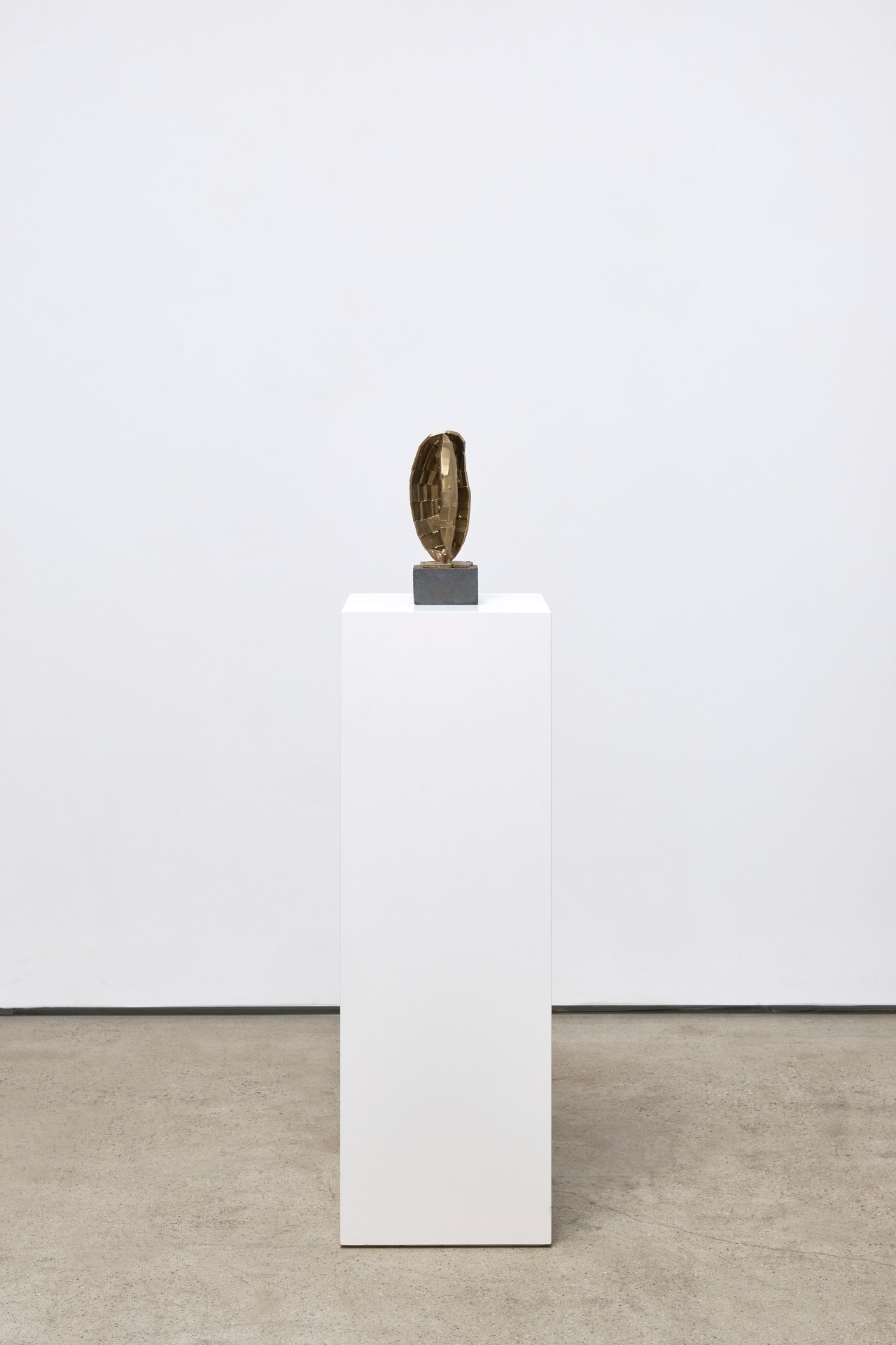 Ricky Swallow, Standing Half Vessel (Gold), 2010