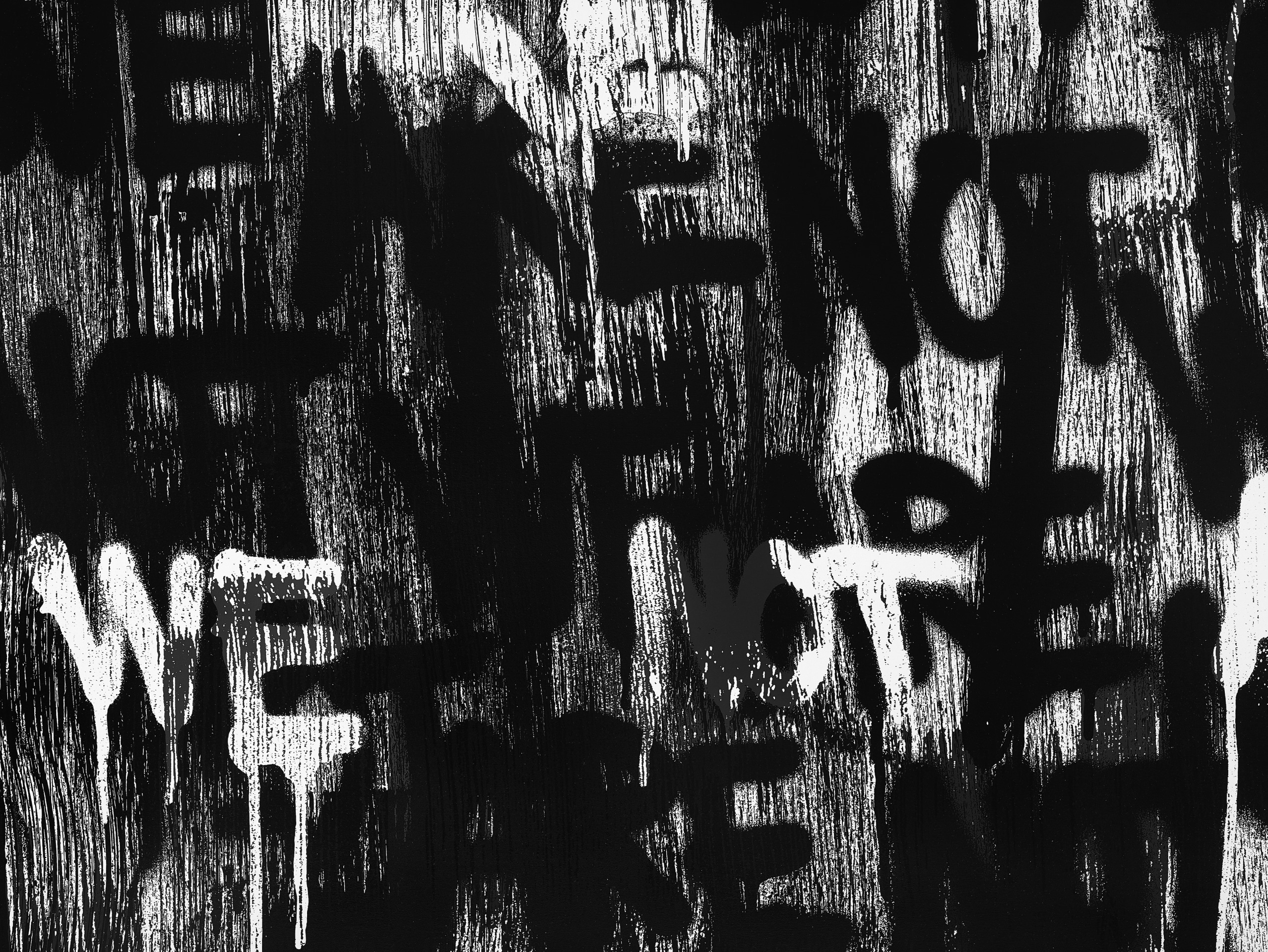 Adam Pendleton, Untitled (WE ARE NOT), 2020