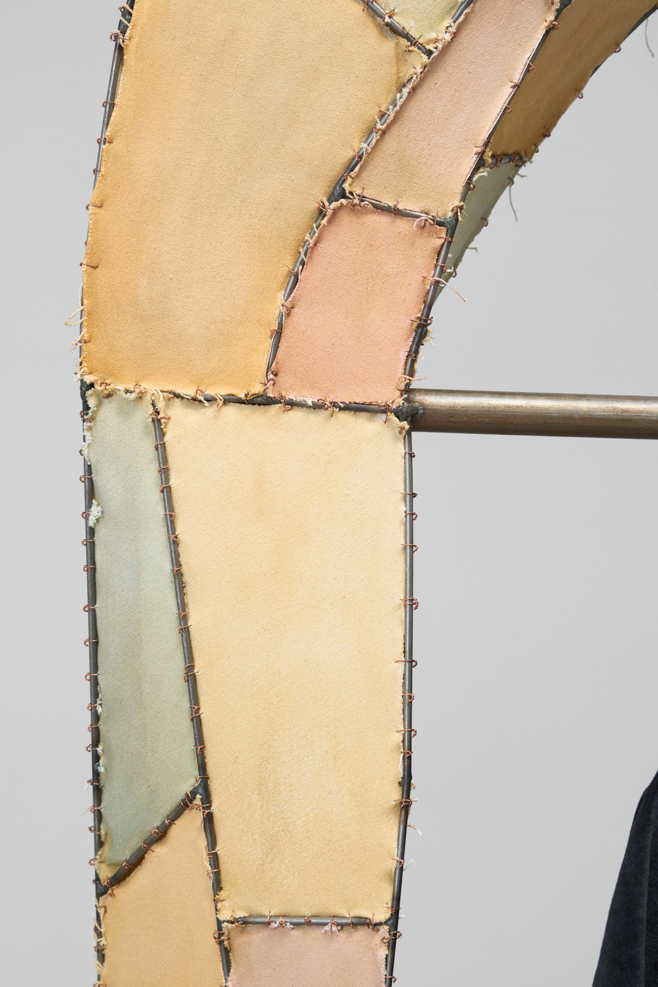 Evan Holloway, Display with Velvet and Tulle, 2023