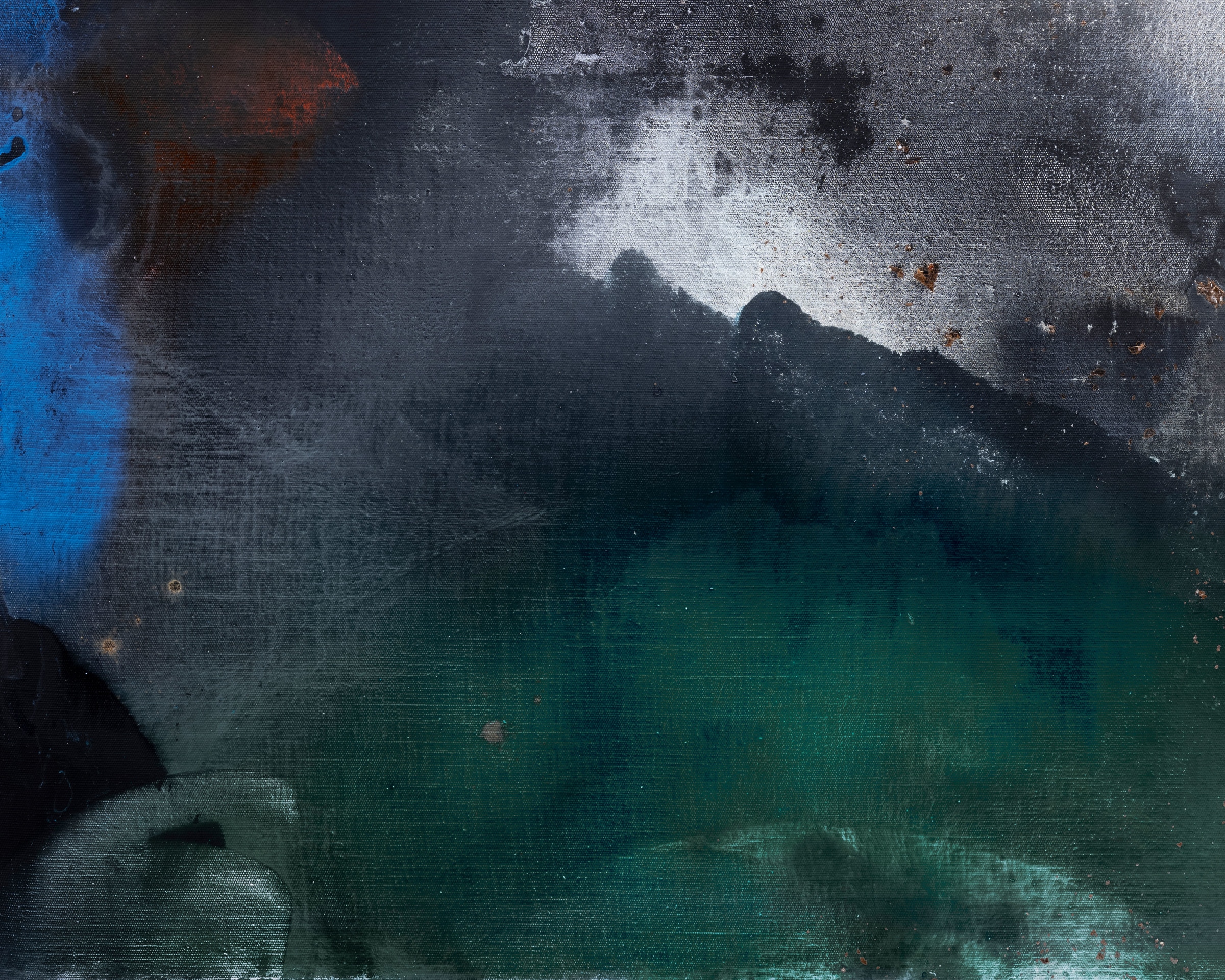 Mary Weatherford, Island of the Dead, 2025