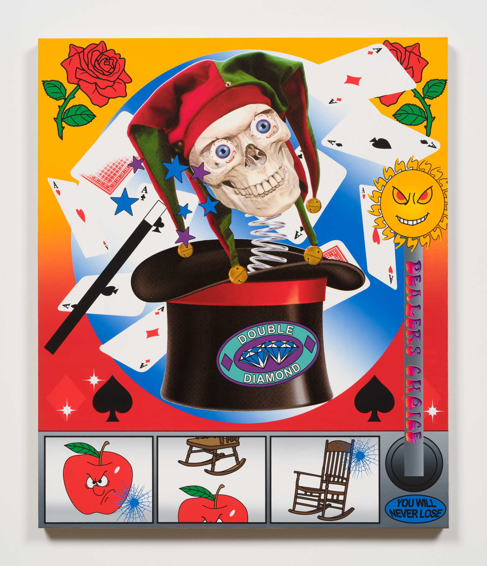 Elijah Funk &amp;amp; Alix Ross (Online Ceramics), Ride Like the One-Eyed Jack of Diamonds With the Devil Close Behind, 2021