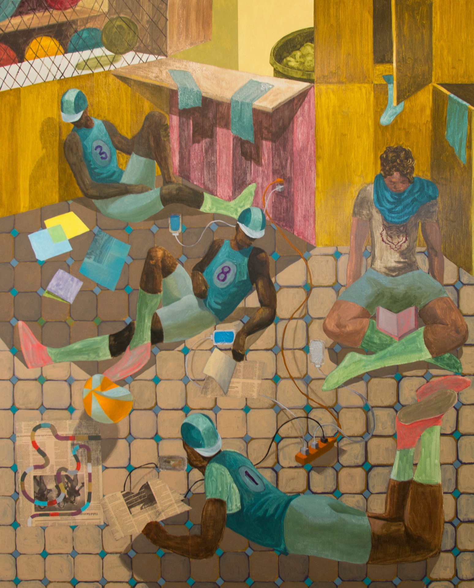 Derek Fordjour, Playbook, 2016