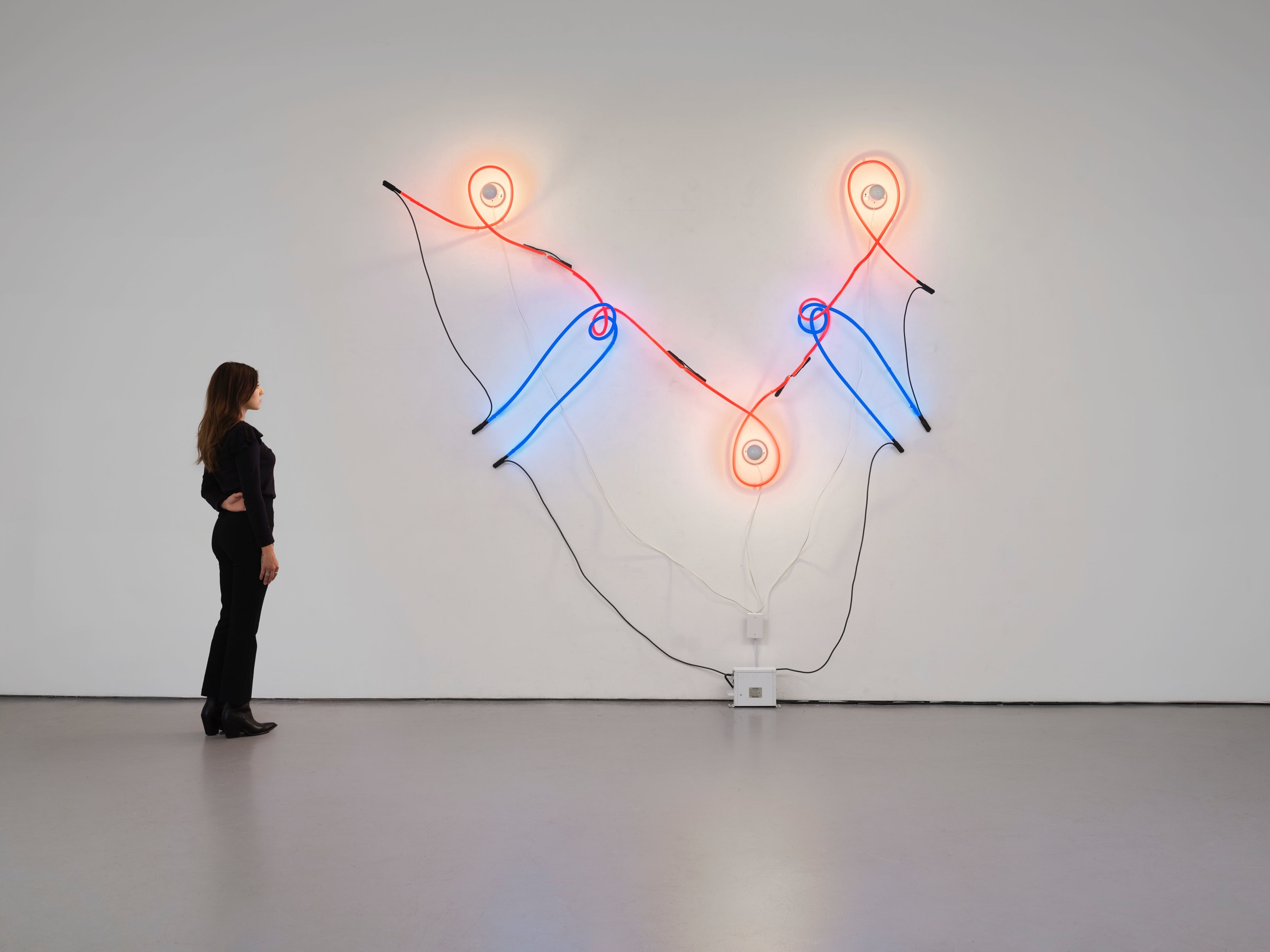 Keith Sonnier, Neon Wrapping Incandescent VI, 1968