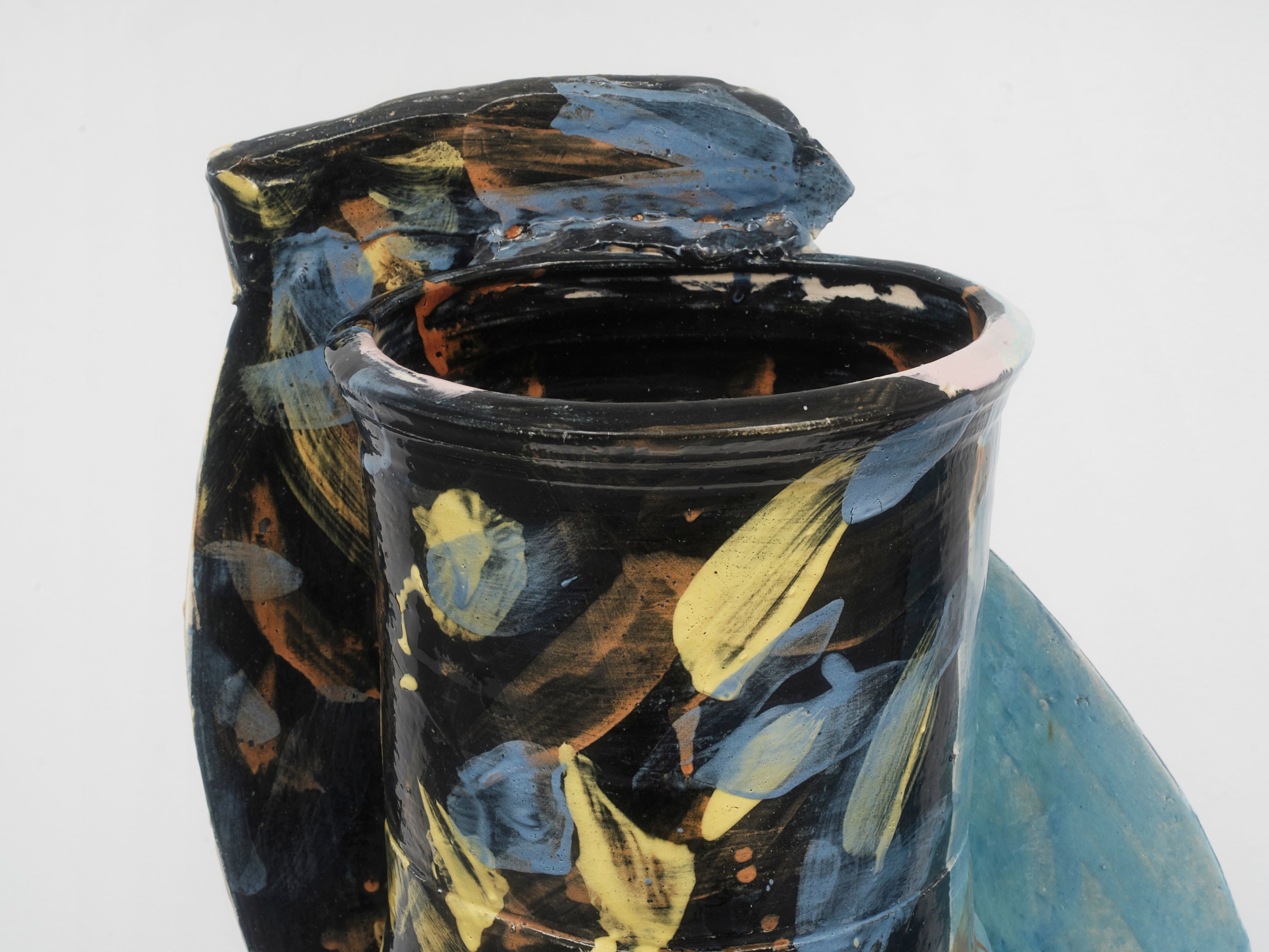 Betty Woodman, Divided Vases: Stacked Vases, 2006