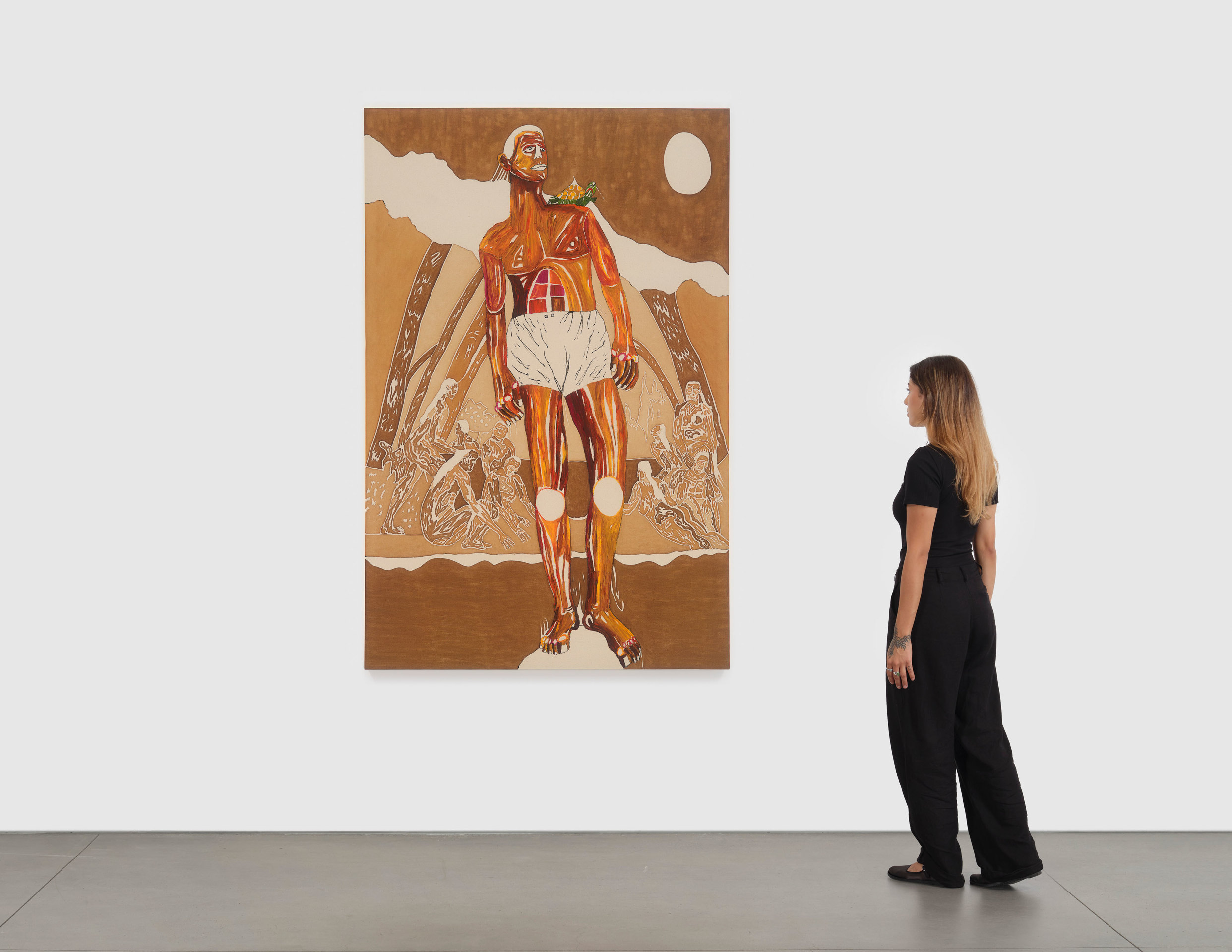 Chase Hall, Large Bather (With a Turtle), 2023