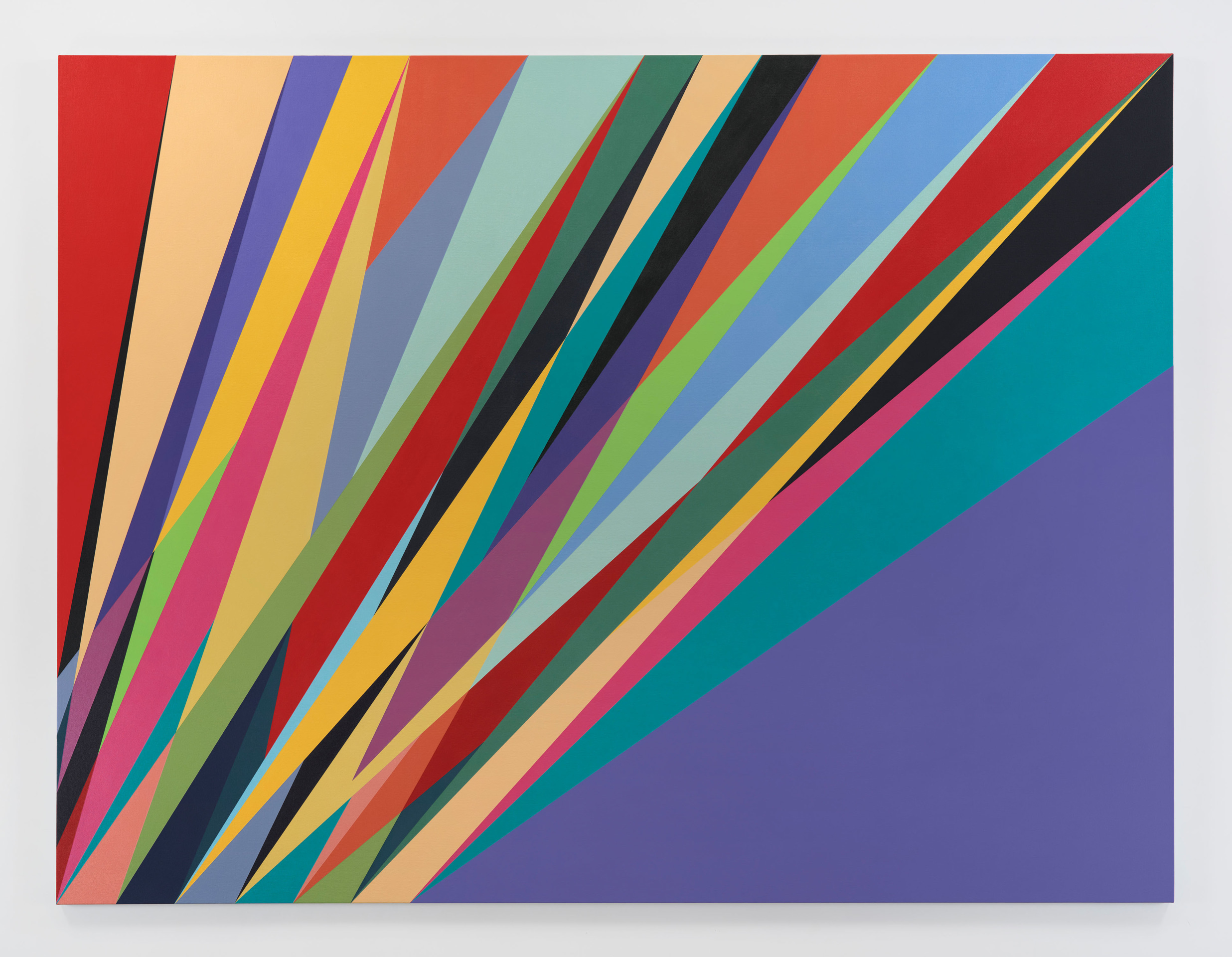 Odili Donald Odita, Bombs Over Biafra, 2023