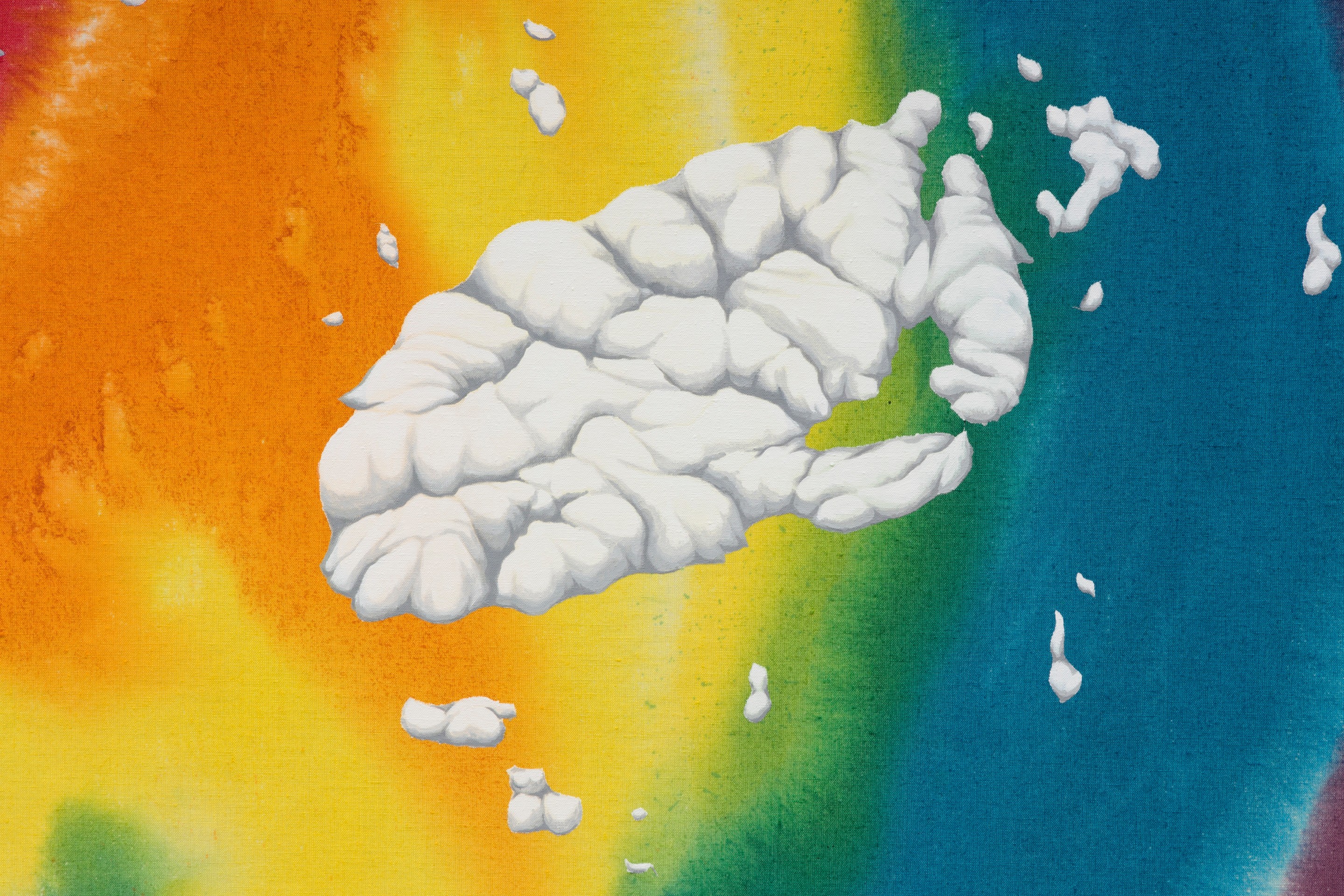 Joel Mesler, Untitled (Love, Hate), 2020