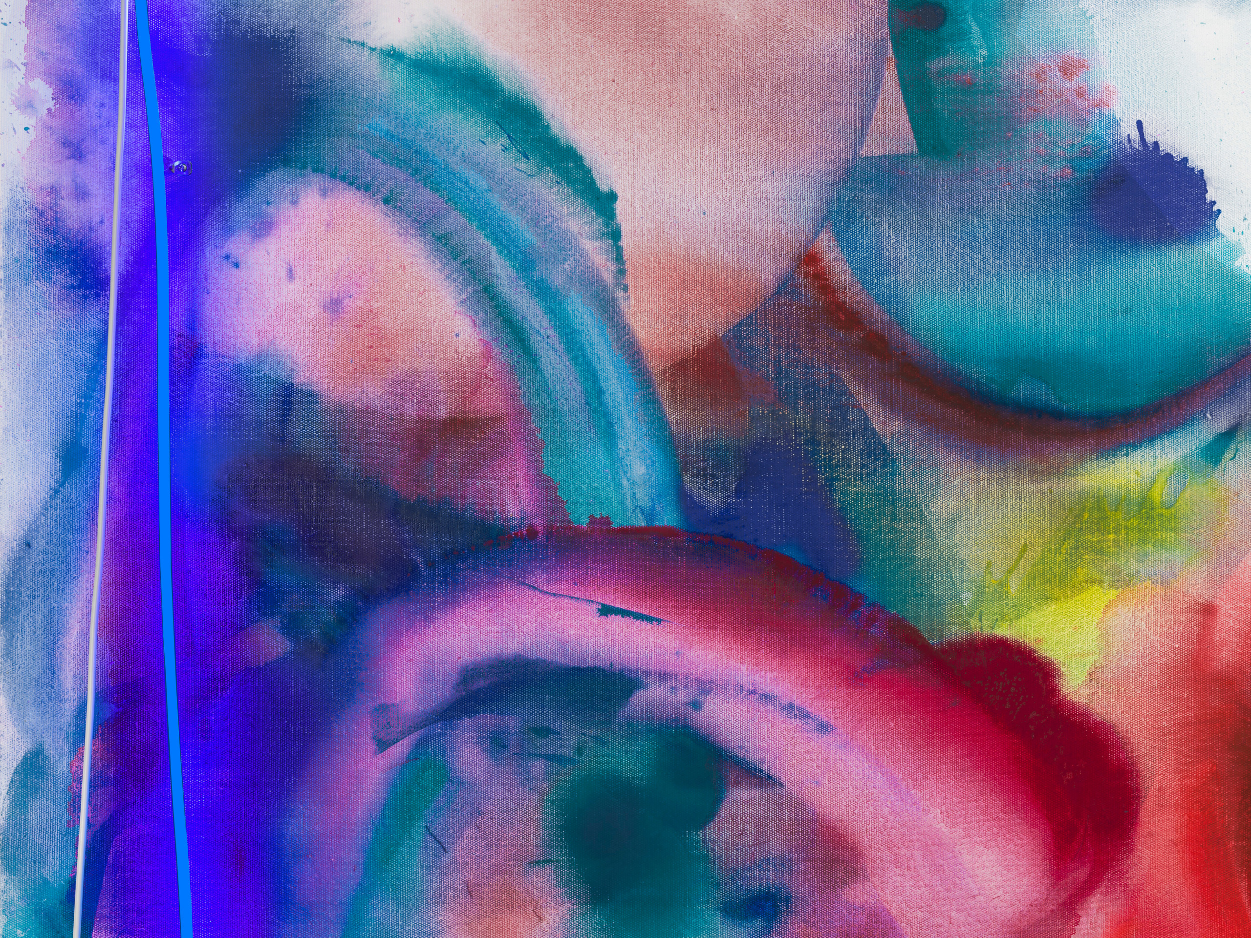 Mary Weatherford, Trip to the Moon, 2021