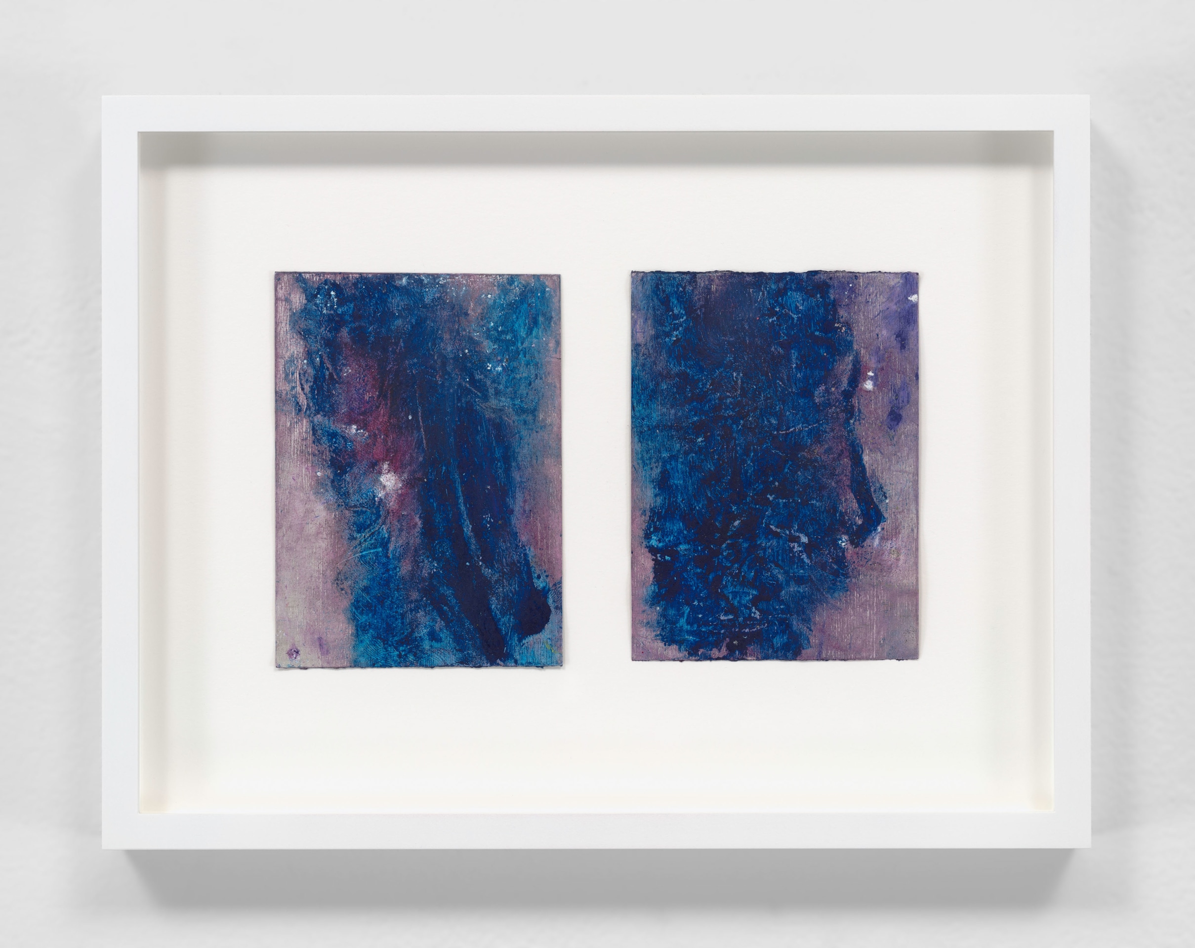 Clifford Owens, Pocket Paper (Blue and purple), 2023