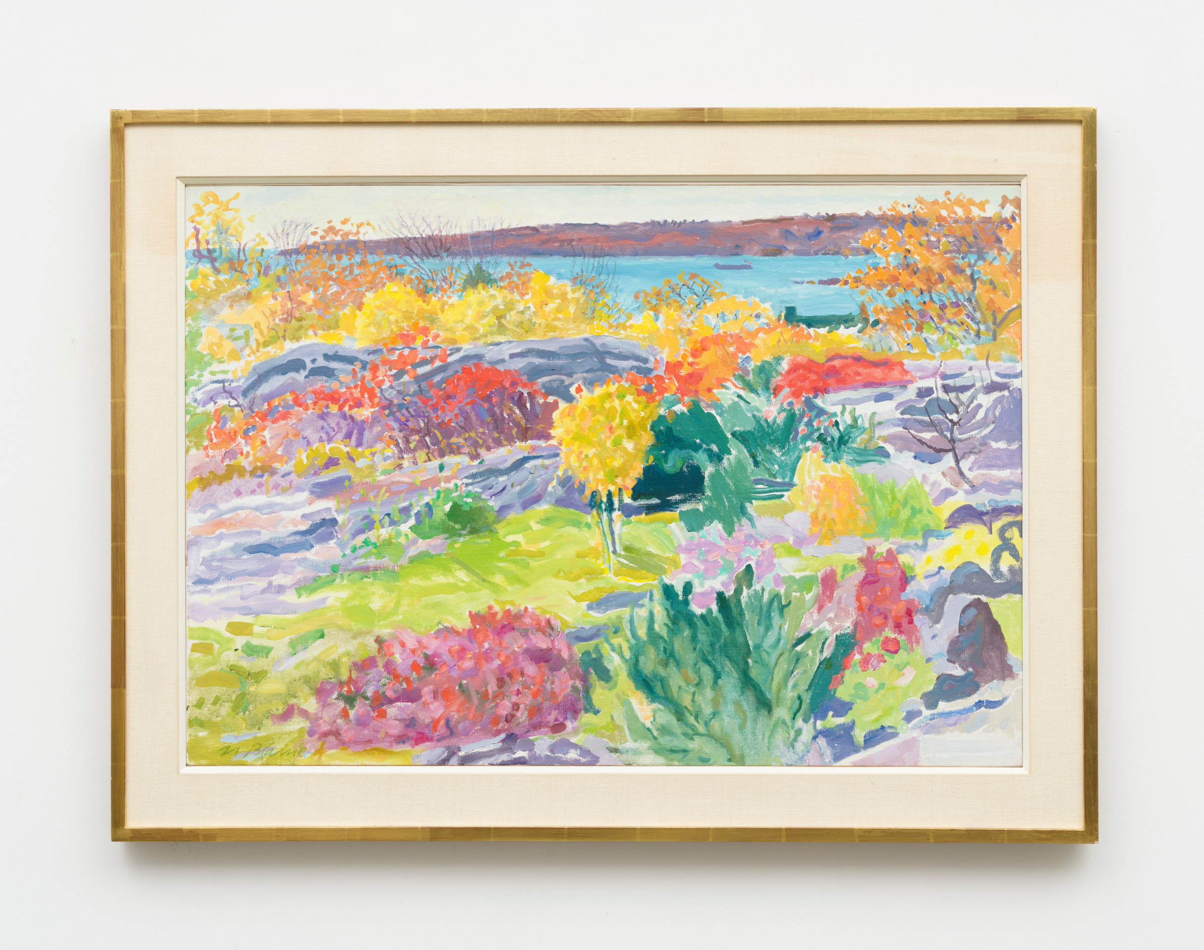 Nell Blaine, Indian Summer, Gloucester, 1983