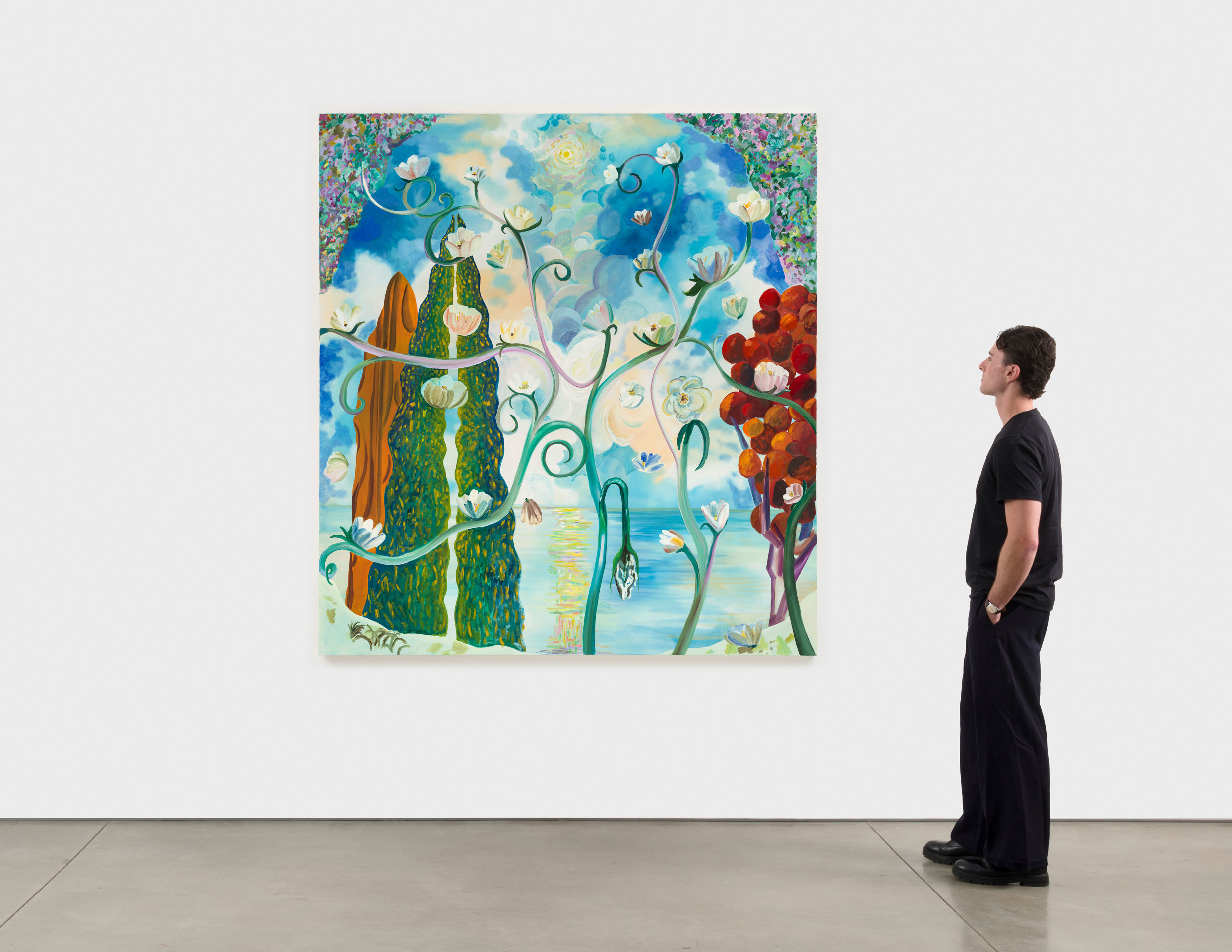 Shara Hughes, Pearly Gates, 2025