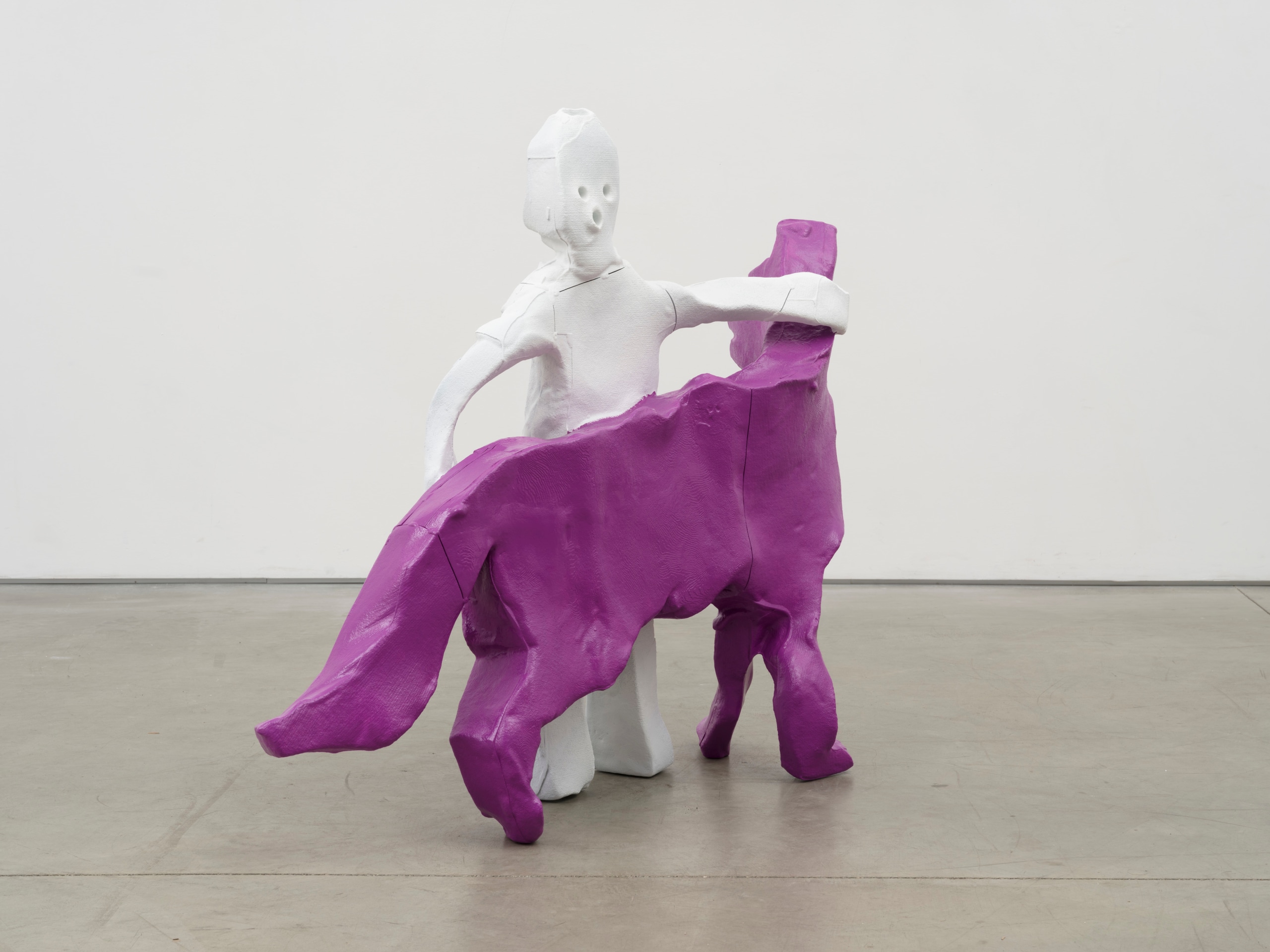 Valentin Carron, Child and Dog, 2022