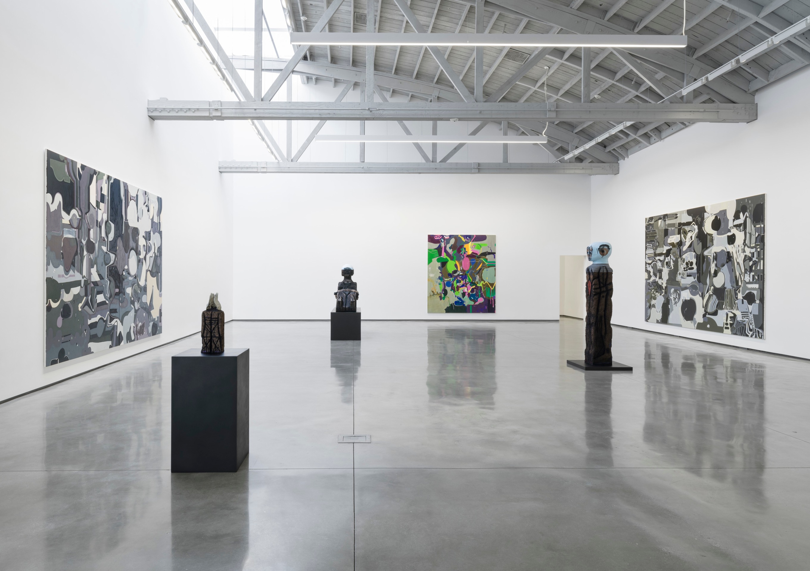 Huma Bhabha and Michael Williams