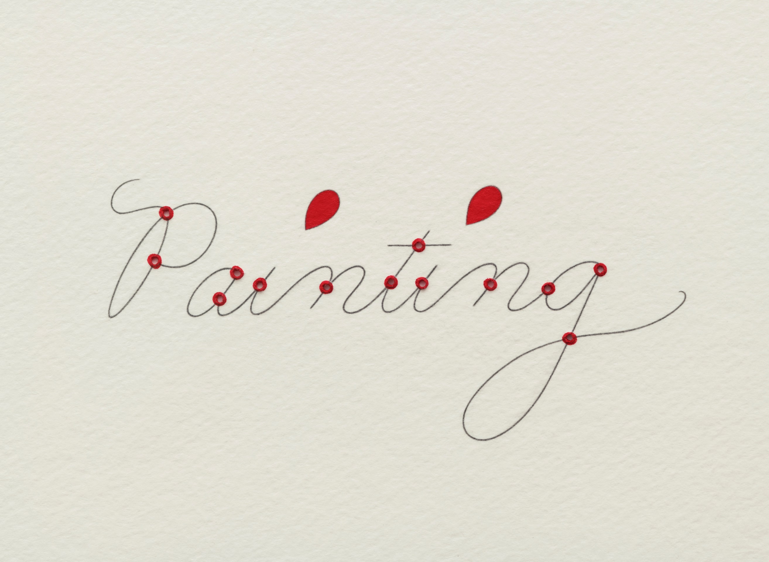 Linda Stark Painting (stigmata), 2013