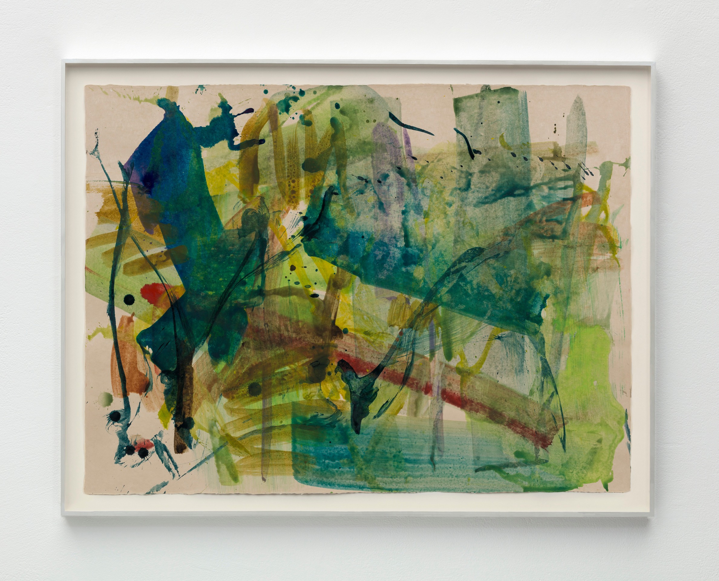 Mary Weatherford, In the cedar forest, 2019