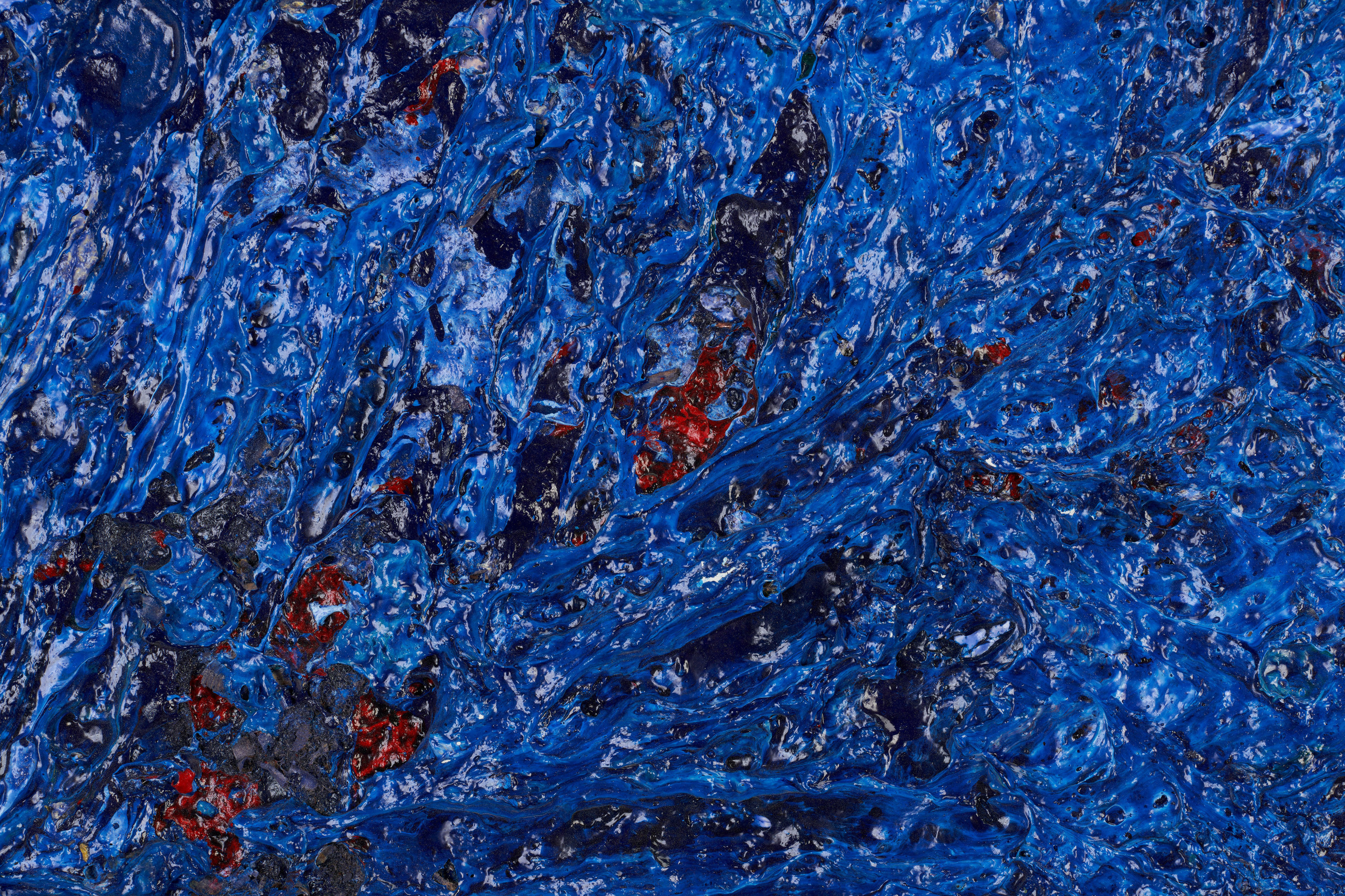 Sam Gilliam, Untitled (tondo), 2022