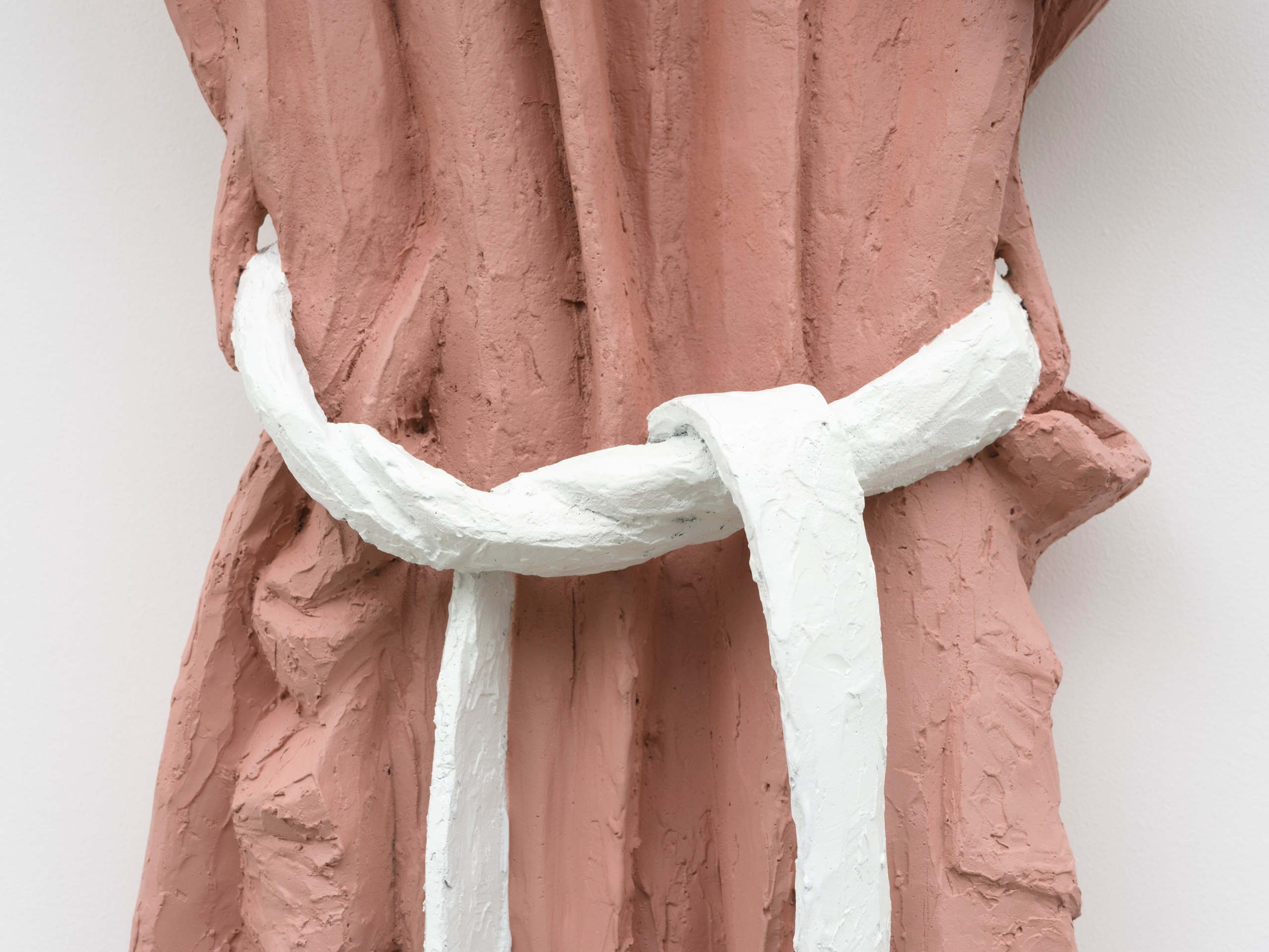 Valentin Carron, The Bathrobe (yellowish and cold), 2020