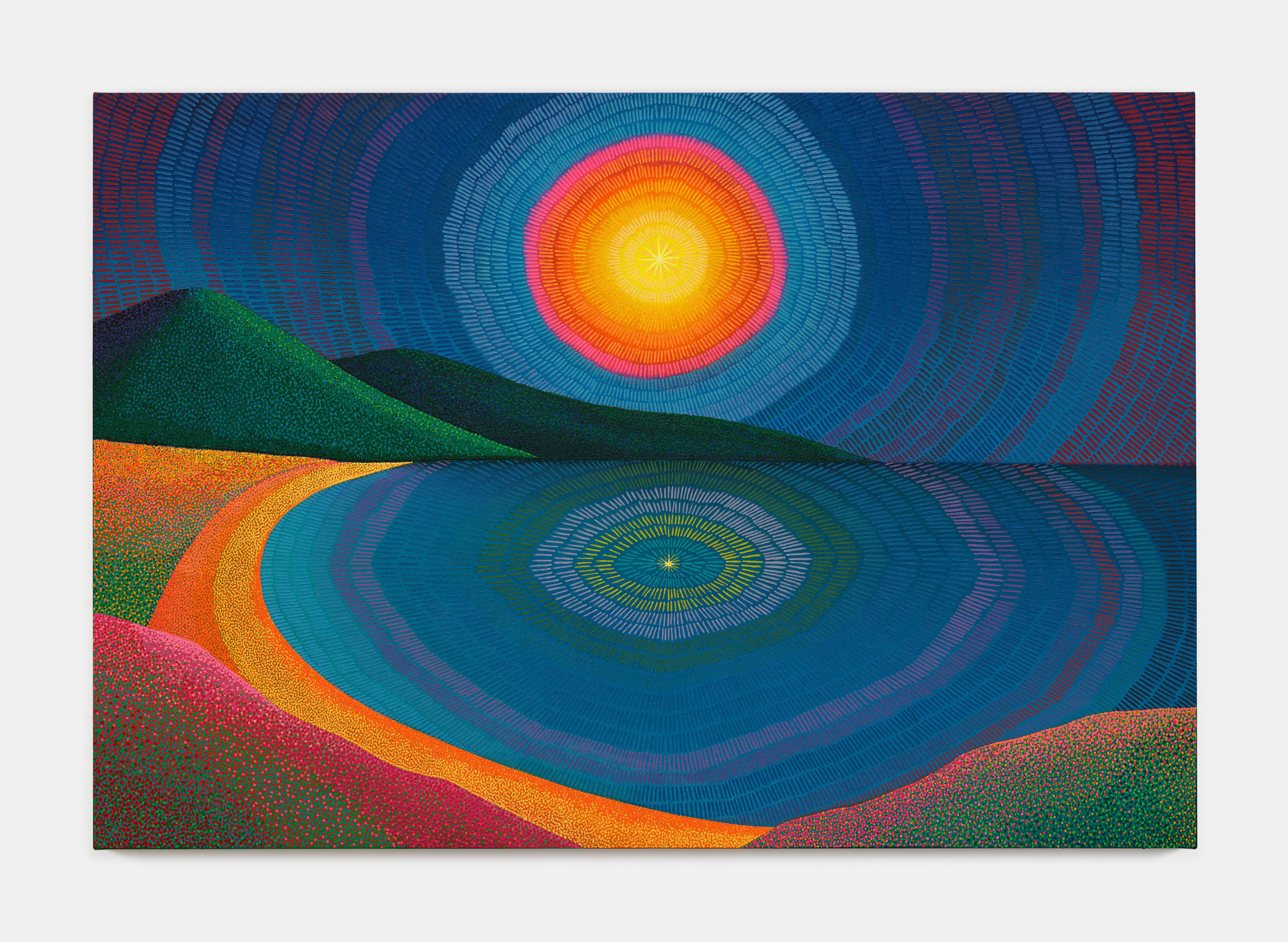 Jennifer Guidi, Dear moon, guardian of the night, you fill my heart with hope and delight, this lunar exchange where energies meet, at the eightfold horizon, on the path which I Seek, 2025