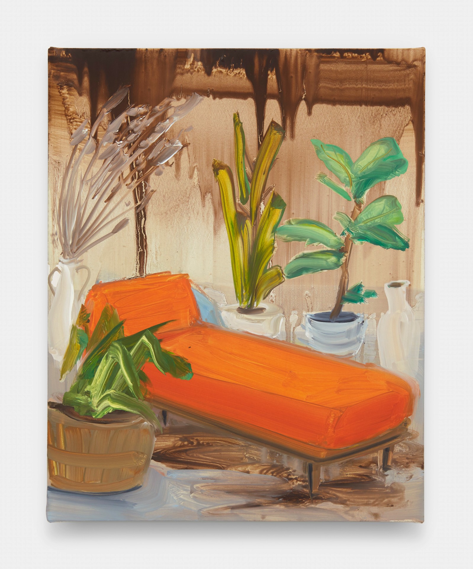 Tala Madani Orange Chaise #2, 2019